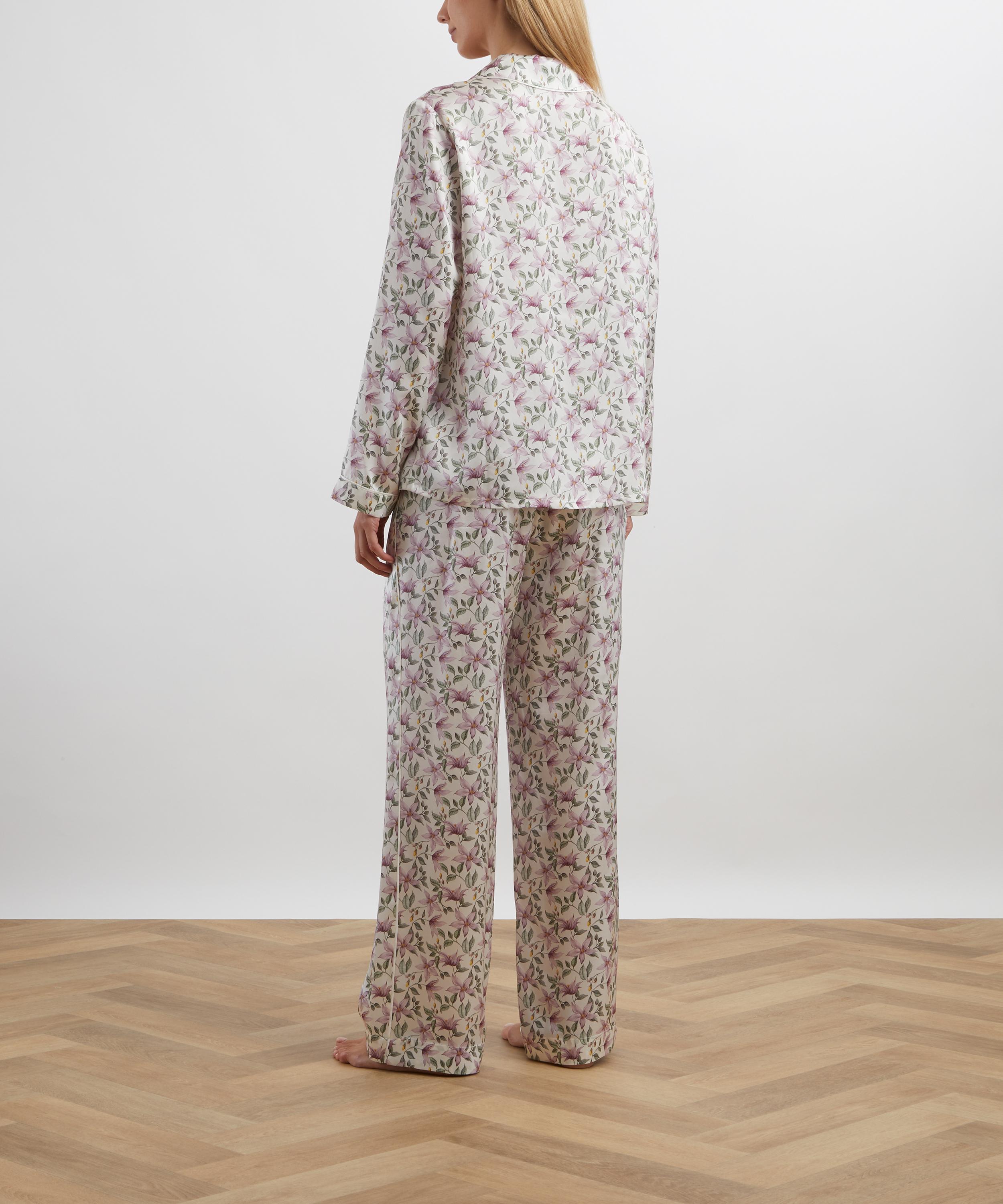 Liberty - Ava Fleur Silk-Satin Pyjama Set image number 3