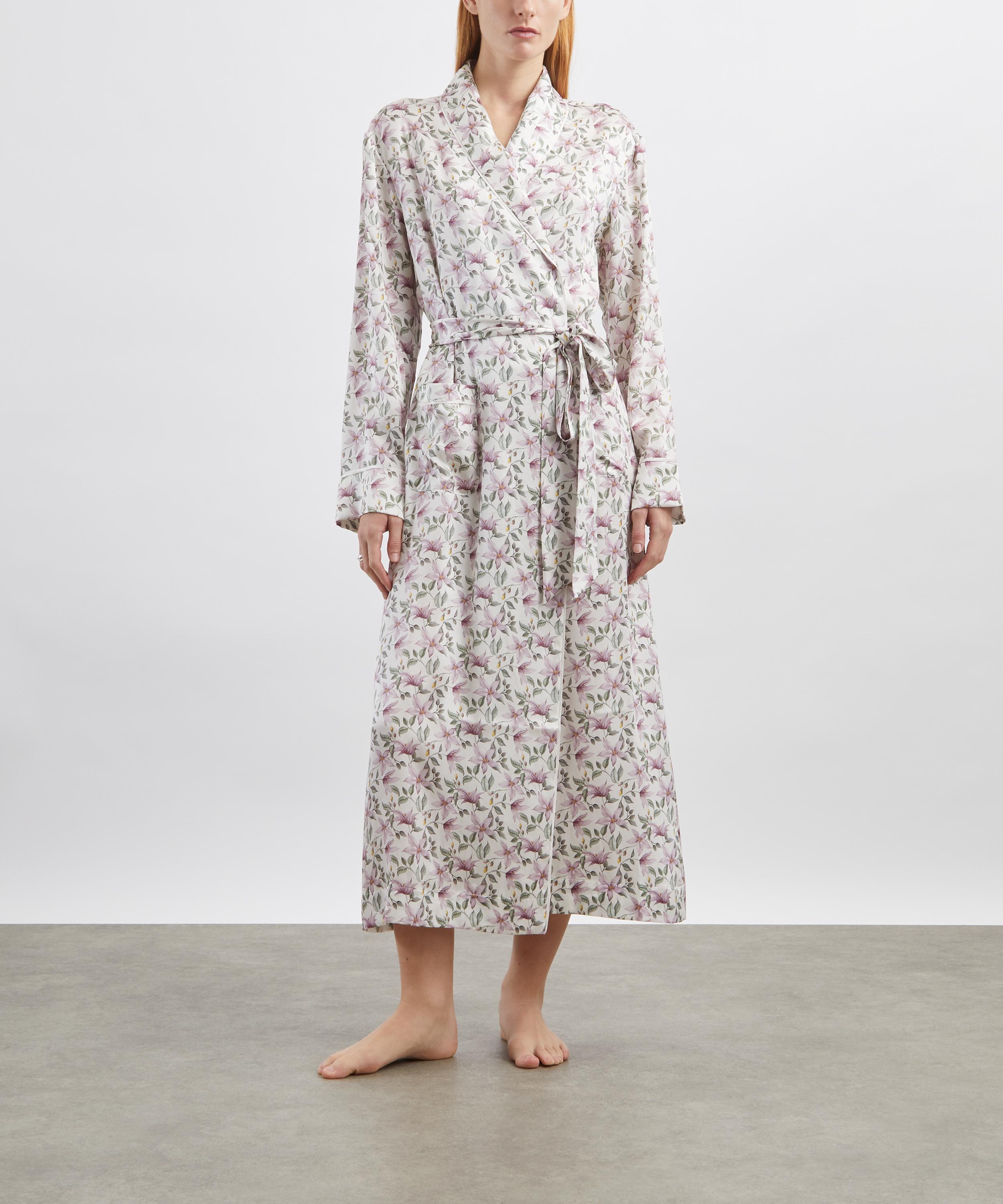 Liberty - Ava Fleur Silk-Satin Robe image number 2