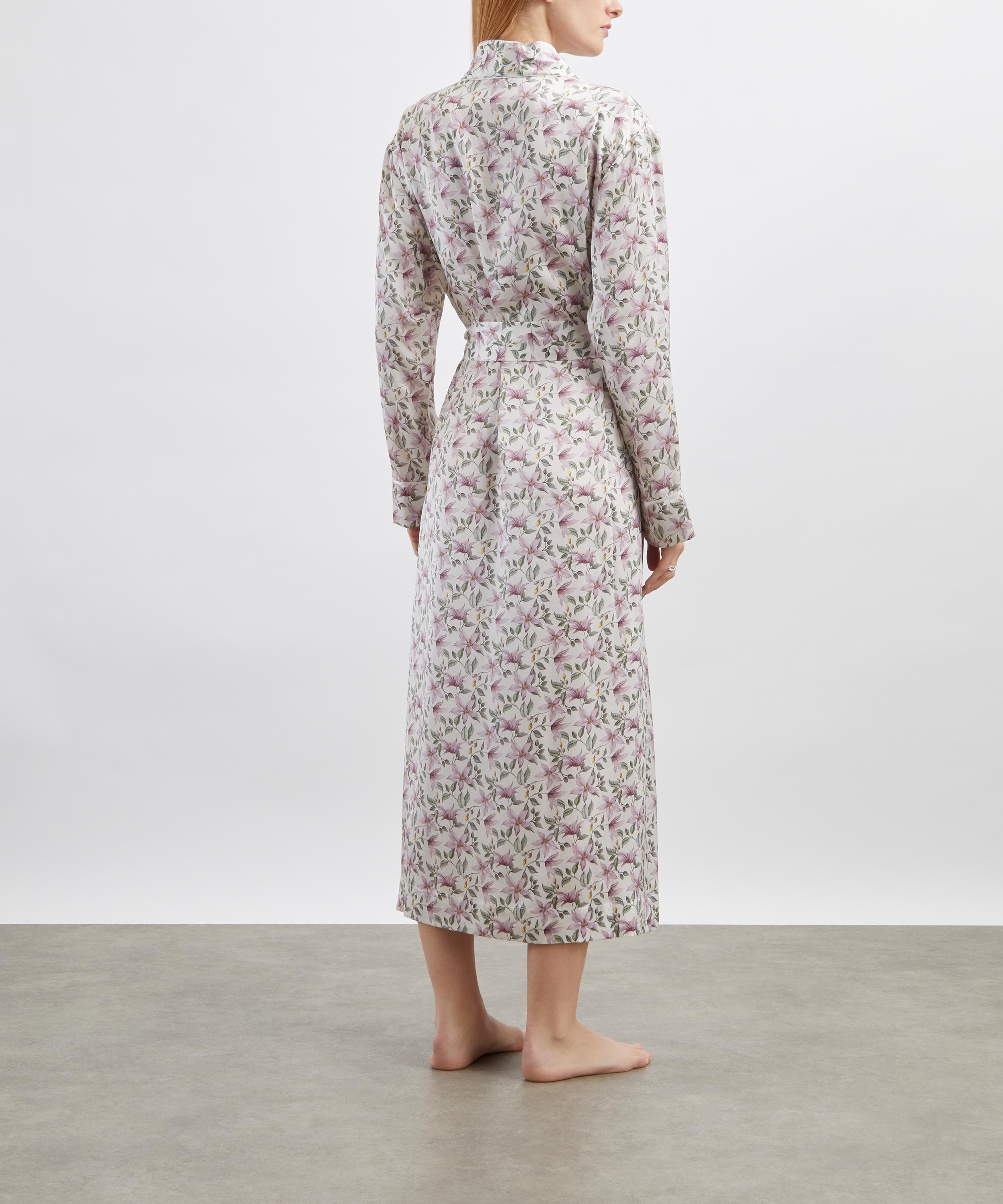 Liberty - Ava Fleur Silk-Satin Robe image number 3
