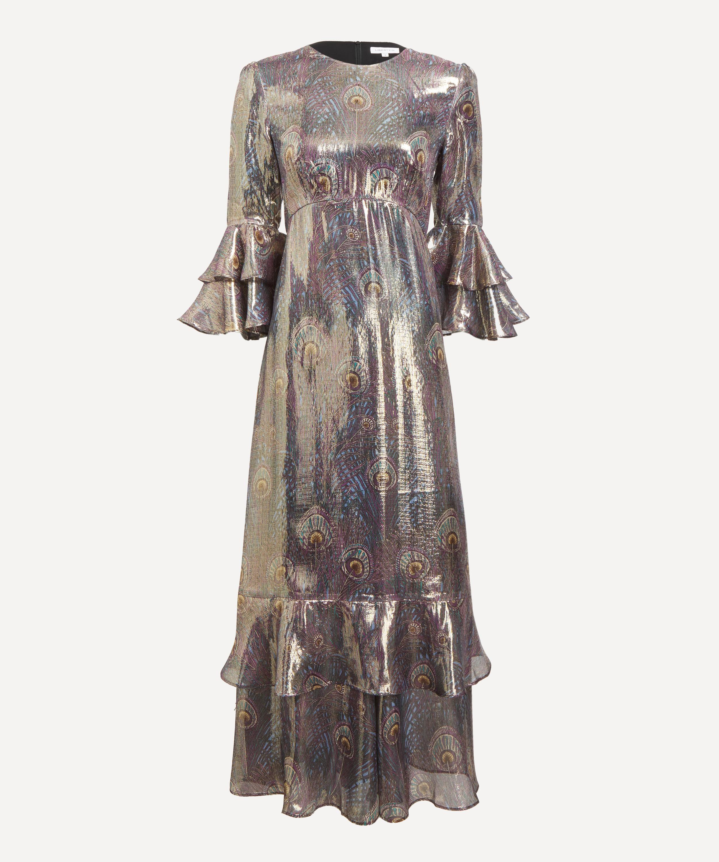 Liberty - Royal Hera Silk Lamé Gala Dress image number 0