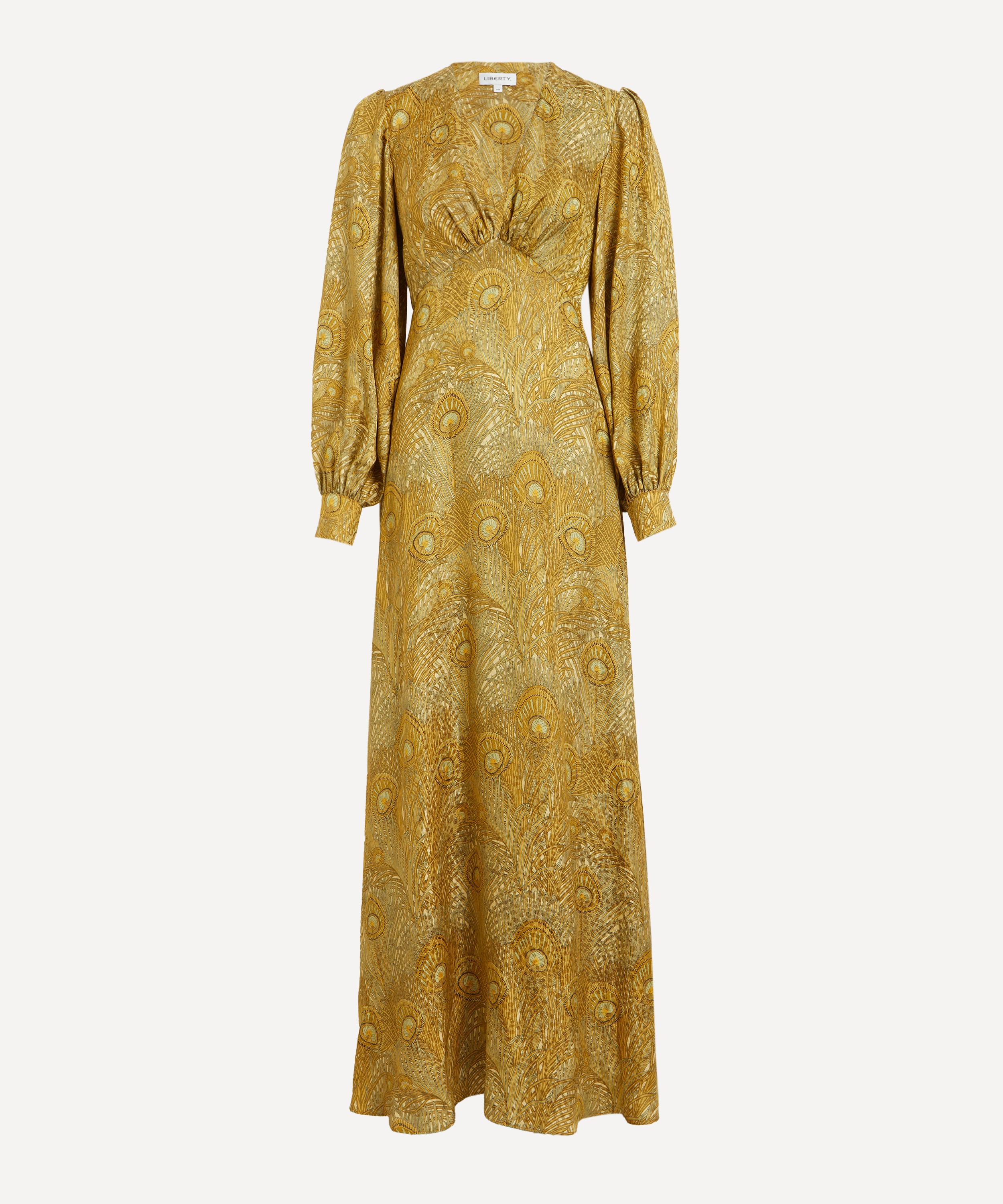 Liberty - Hera Jacquard Silk Soirée Dress image number 0