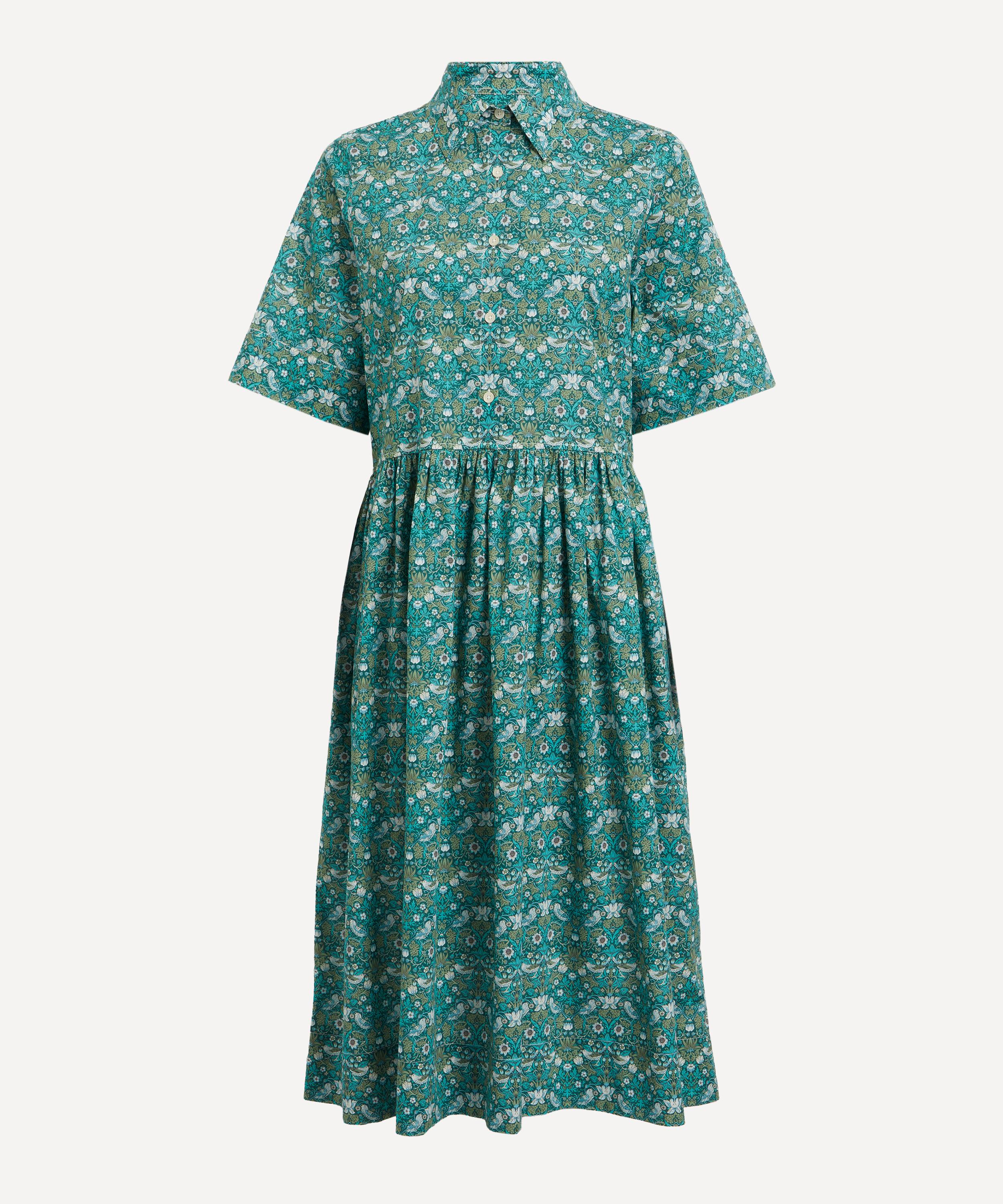 Liberty - Strawberry Thief Tana Lawn™ Cotton Gallery Shirt Dress image number 0