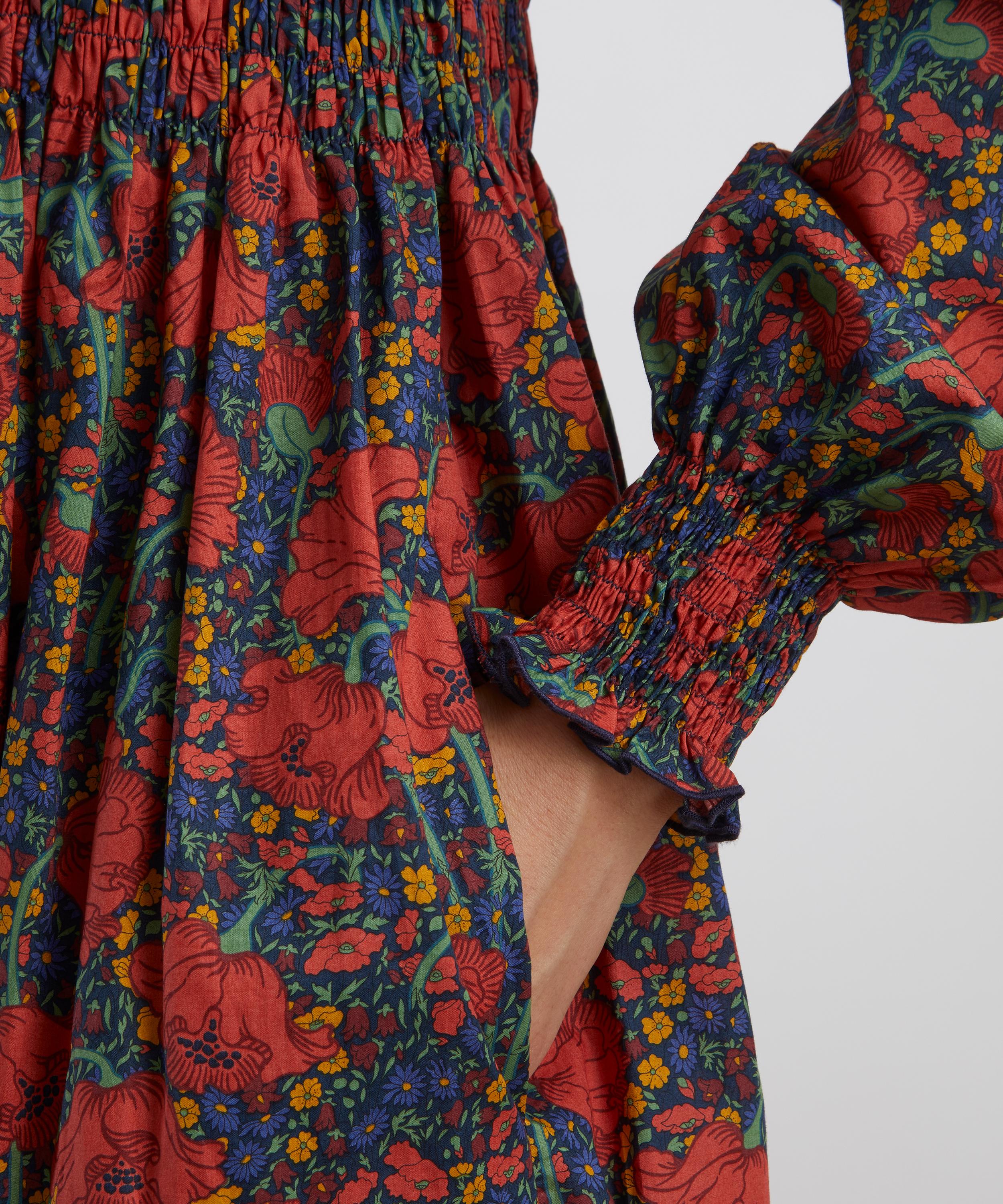Liberty - Clementina Daisy Smock Dress in Tana Lawn™ image number 4