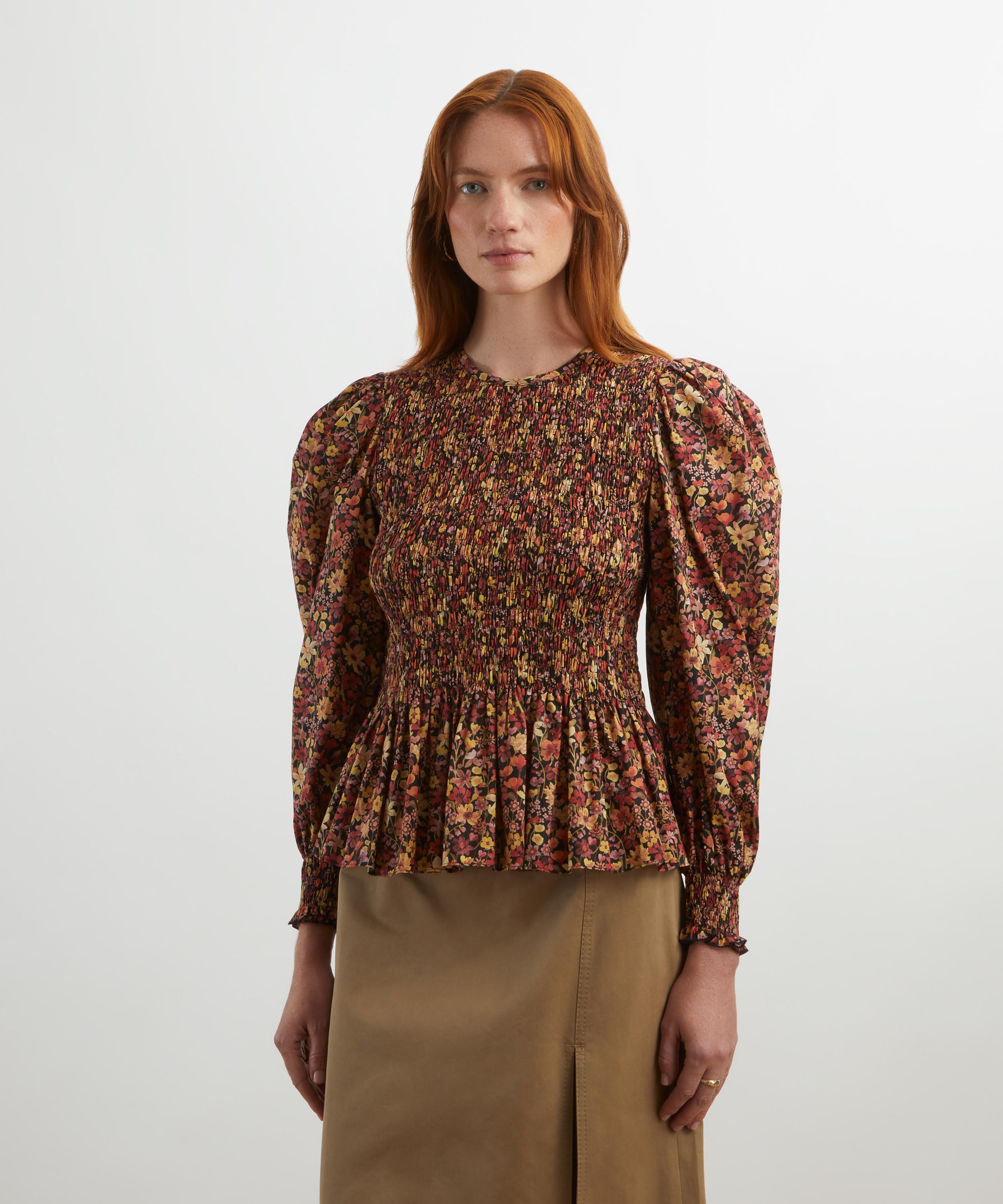 Liberty - Dreams of Summer Tana Lawn™ Smock Blouse image number 2
