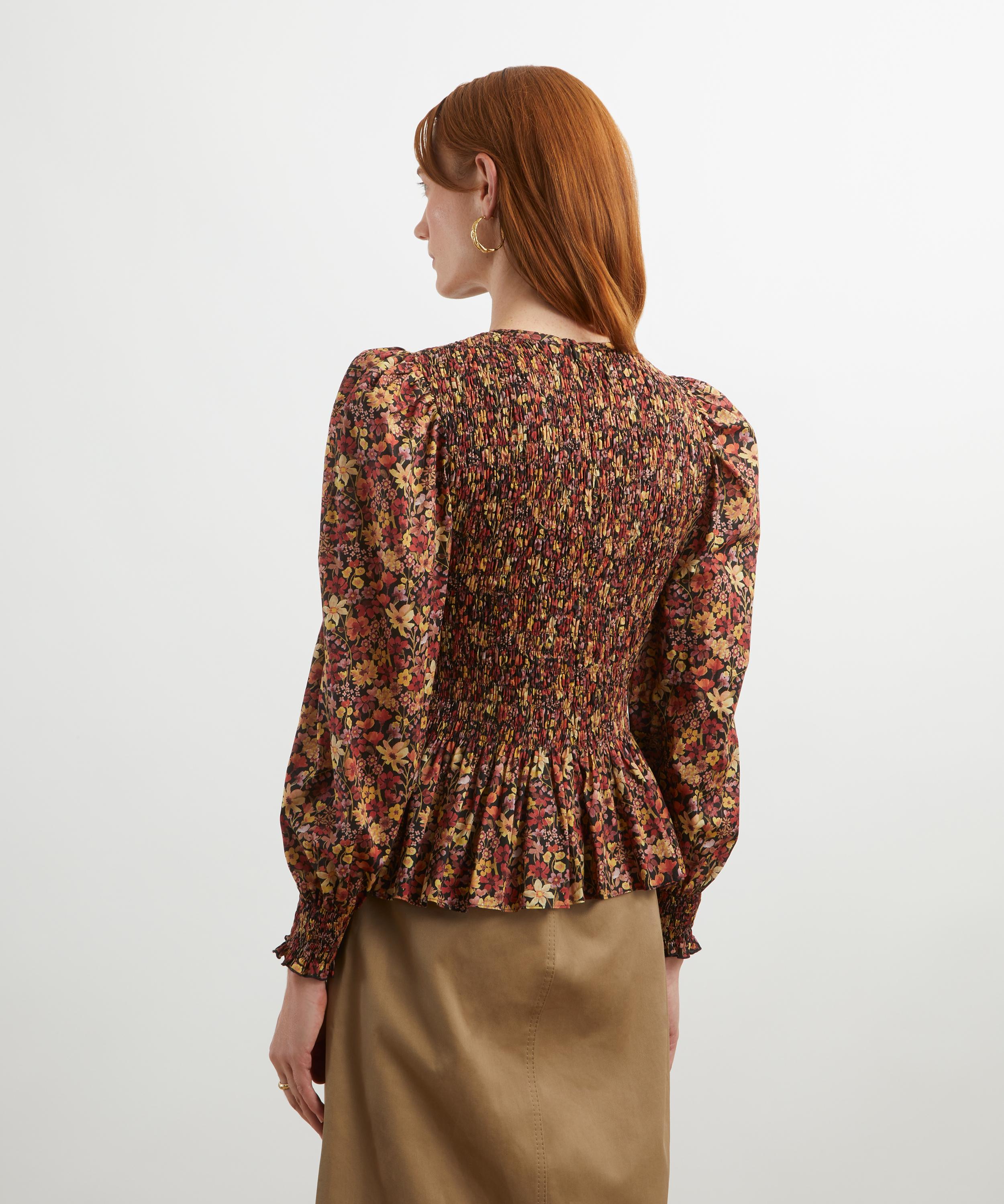 Liberty - Dreams of Summer Tana Lawn™ Smock Blouse image number 3
