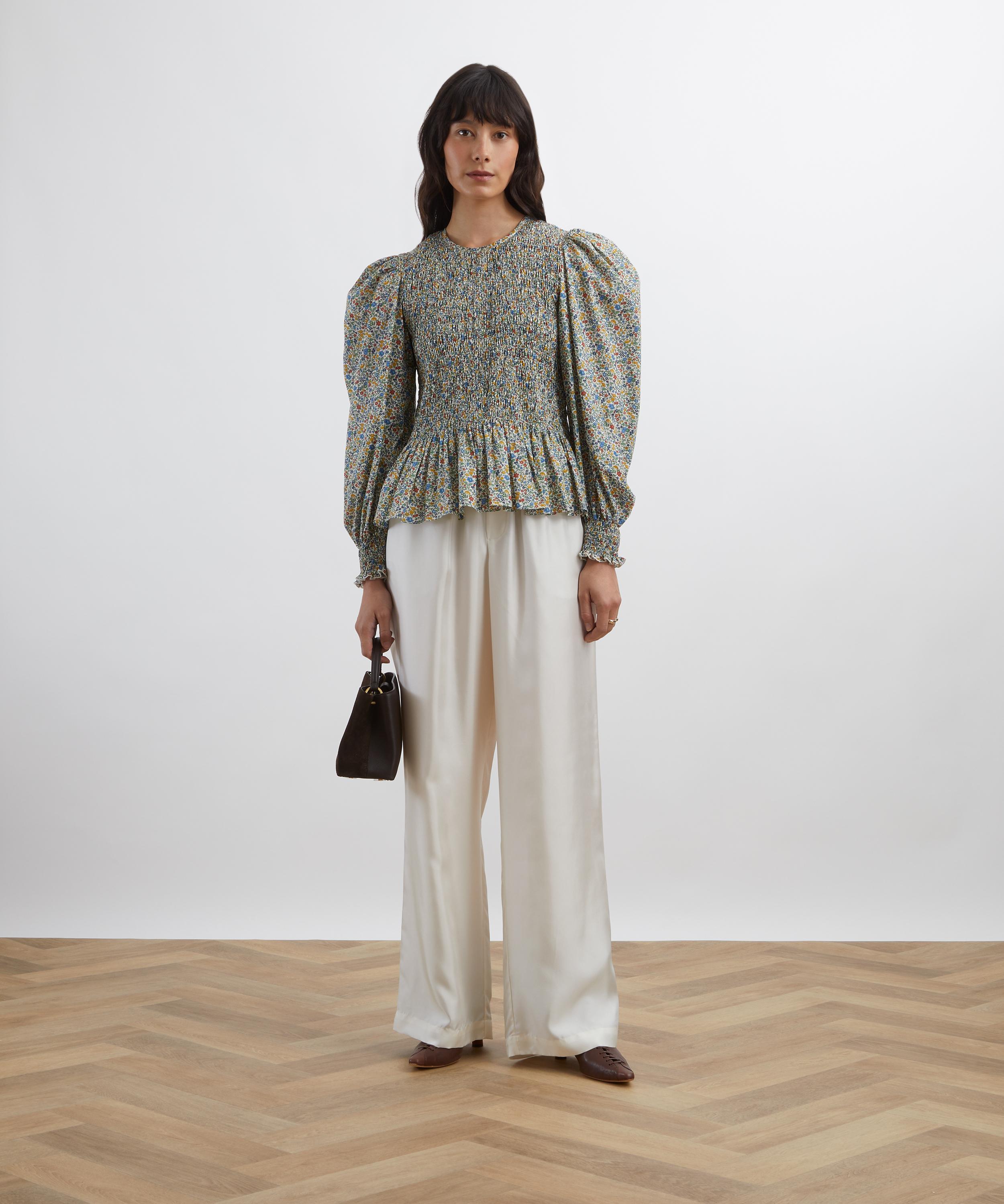 Liberty - Ava Tana Lawn™ Smock Blouse image number 1