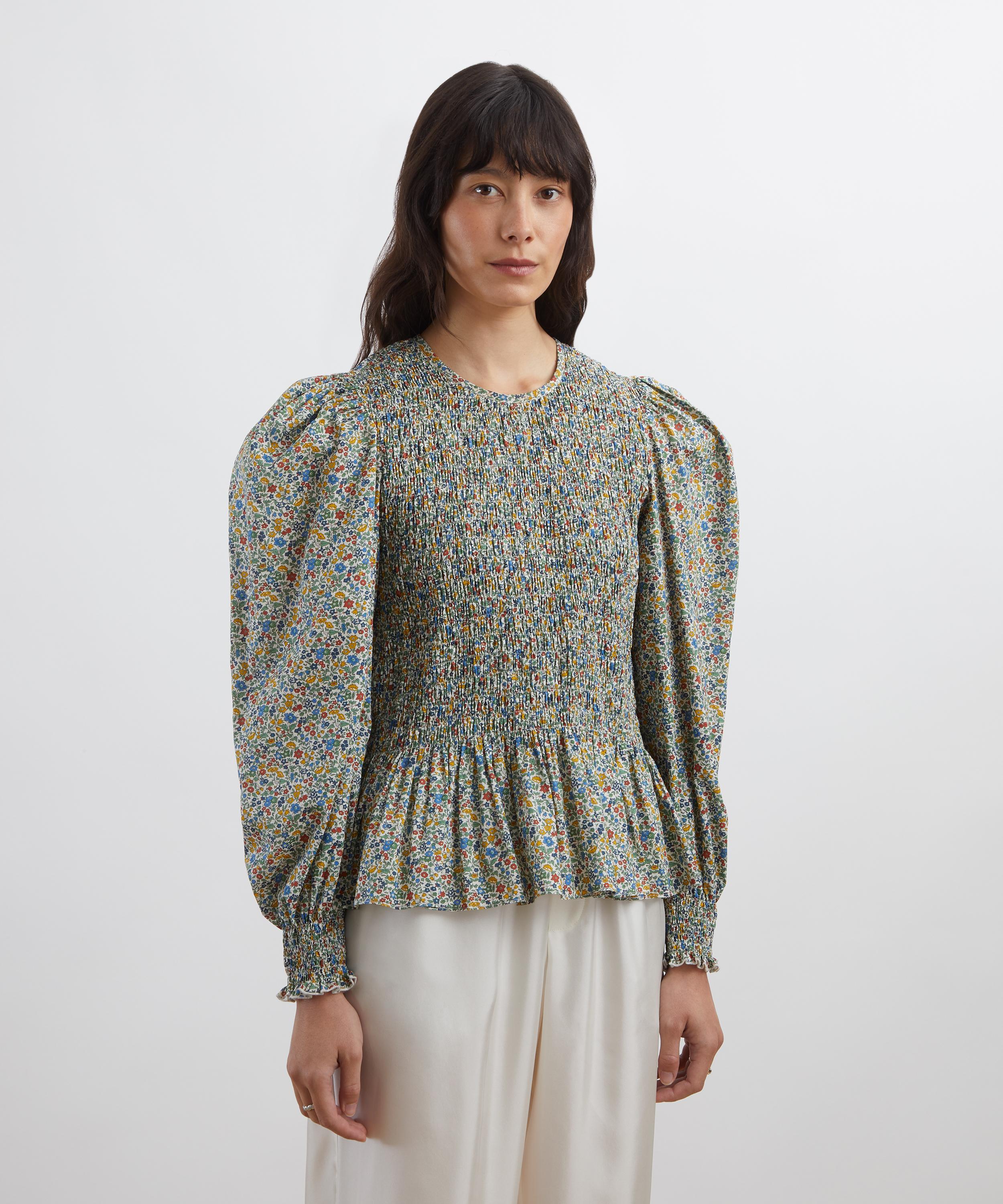 Liberty - Ava Tana Lawn™ Smock Blouse image number 2
