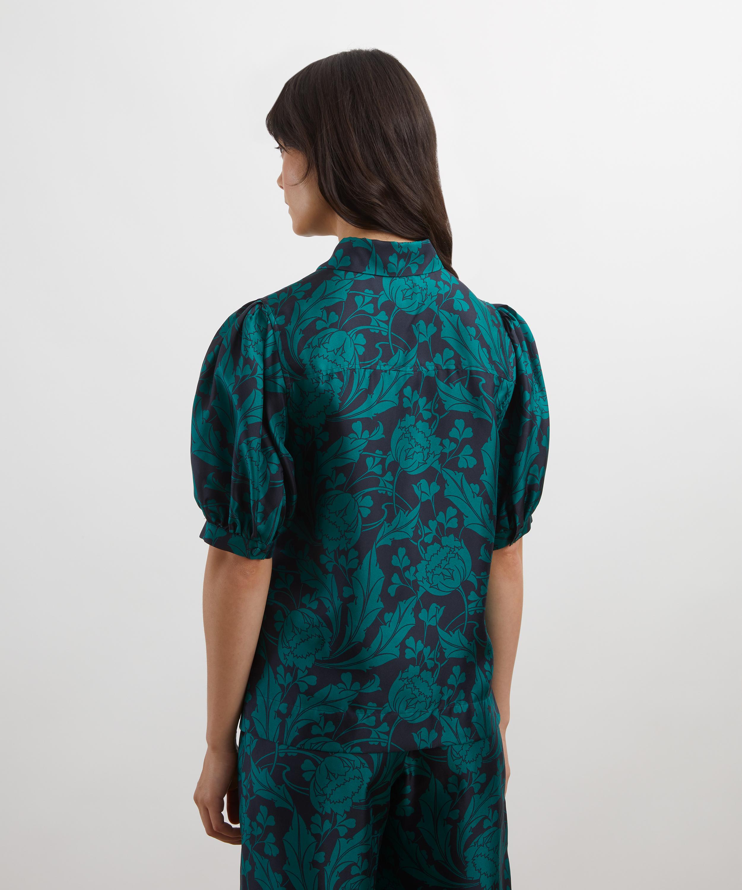 Liberty - Ezra Venus Silk Puff-Sleeve Shirt  image number 3