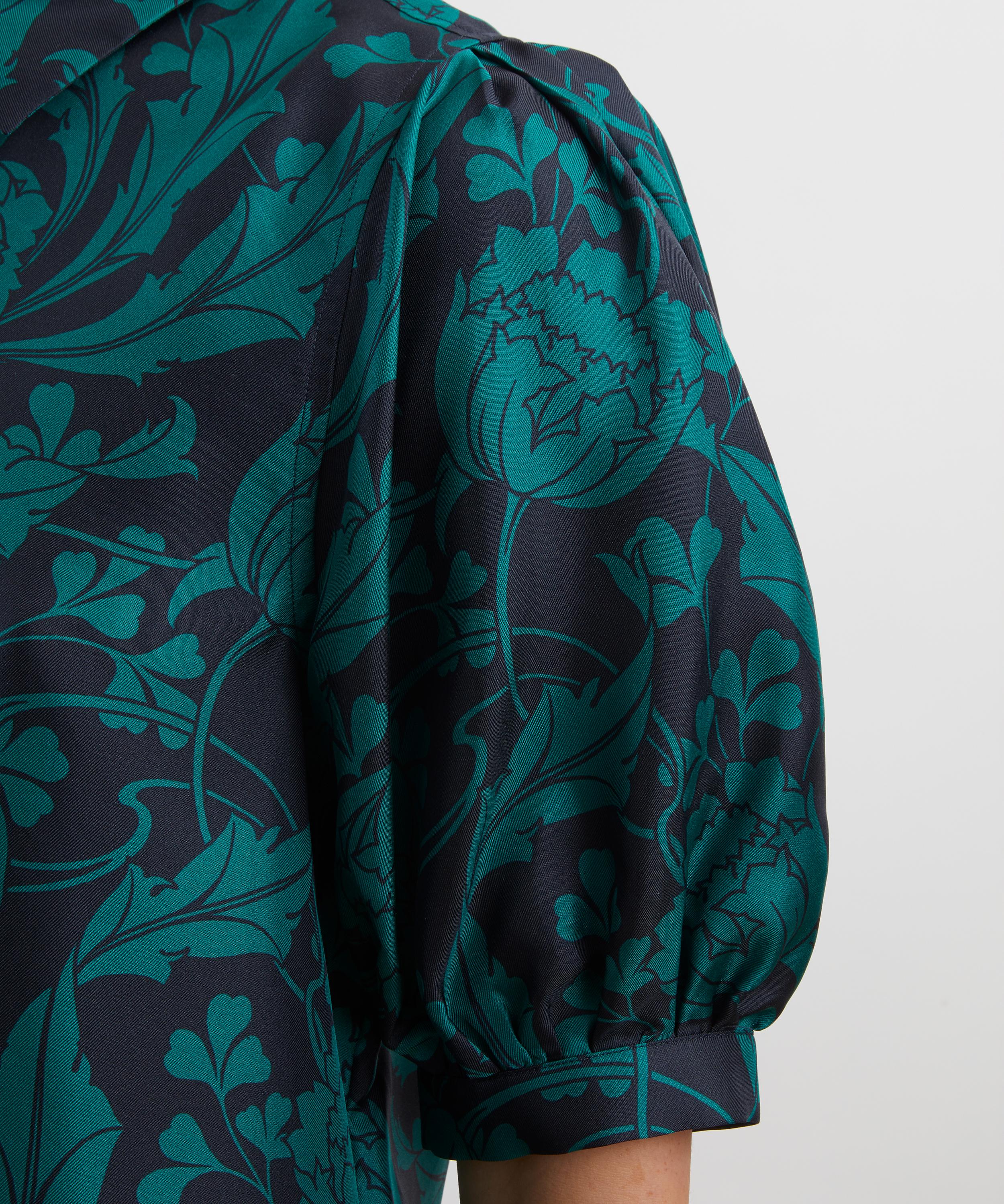 Liberty - Ezra Venus Silk Puff-Sleeve Shirt  image number 4