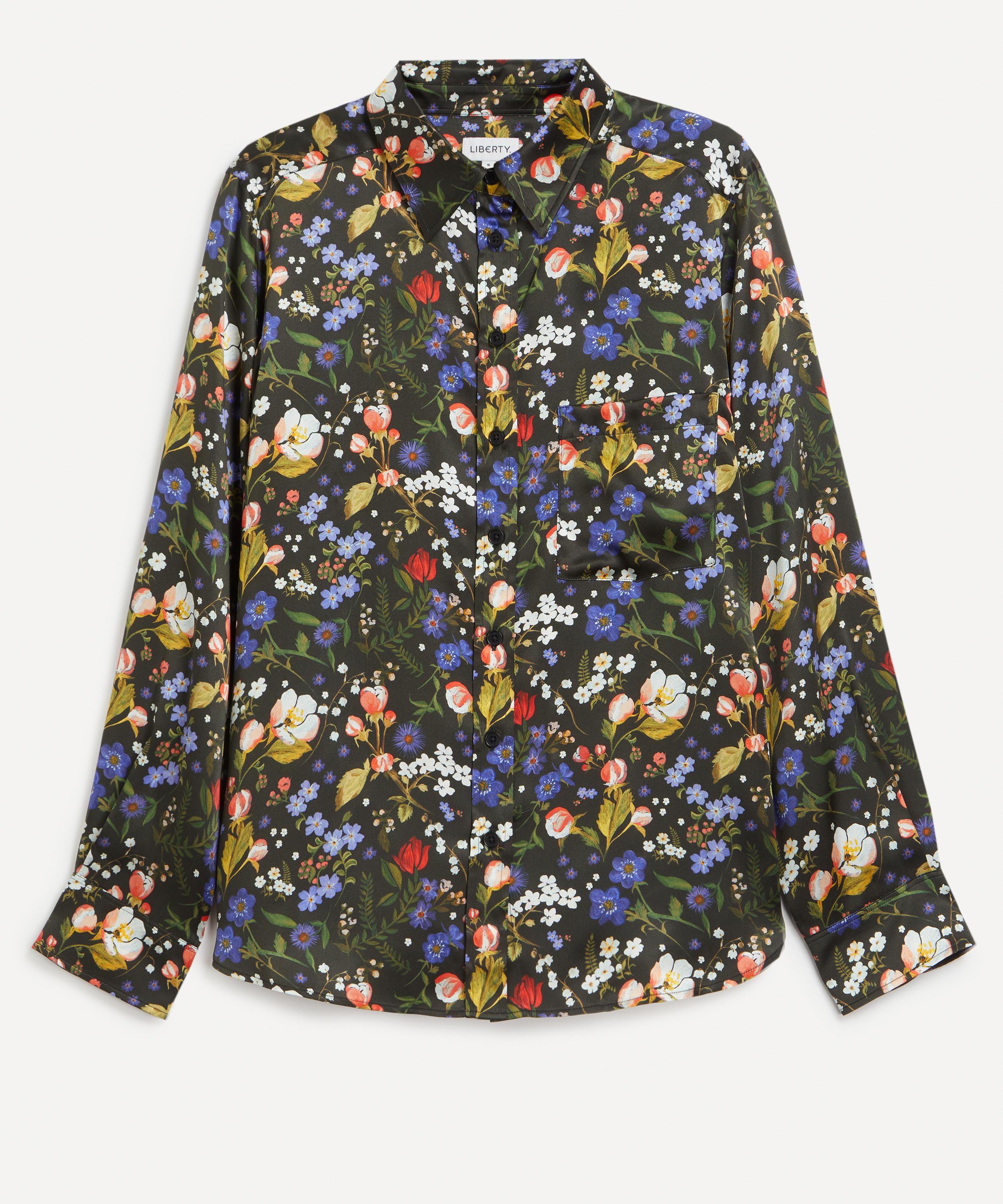 Liberty - Heidi Silk Jacquard Relaxed Shirt  image number 0