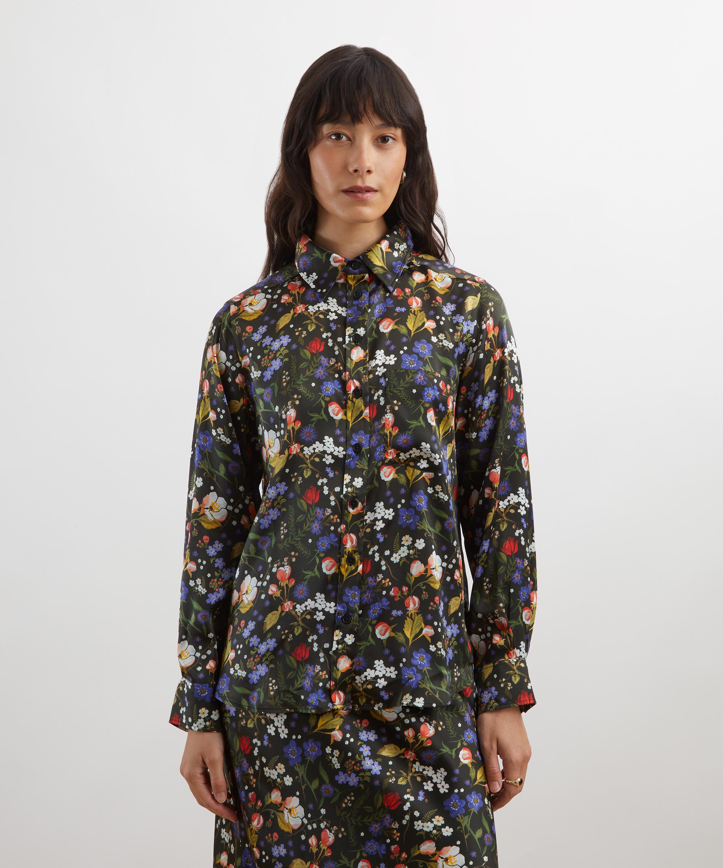 Liberty - Heidi Silk Jacquard Relaxed Shirt  image number 2