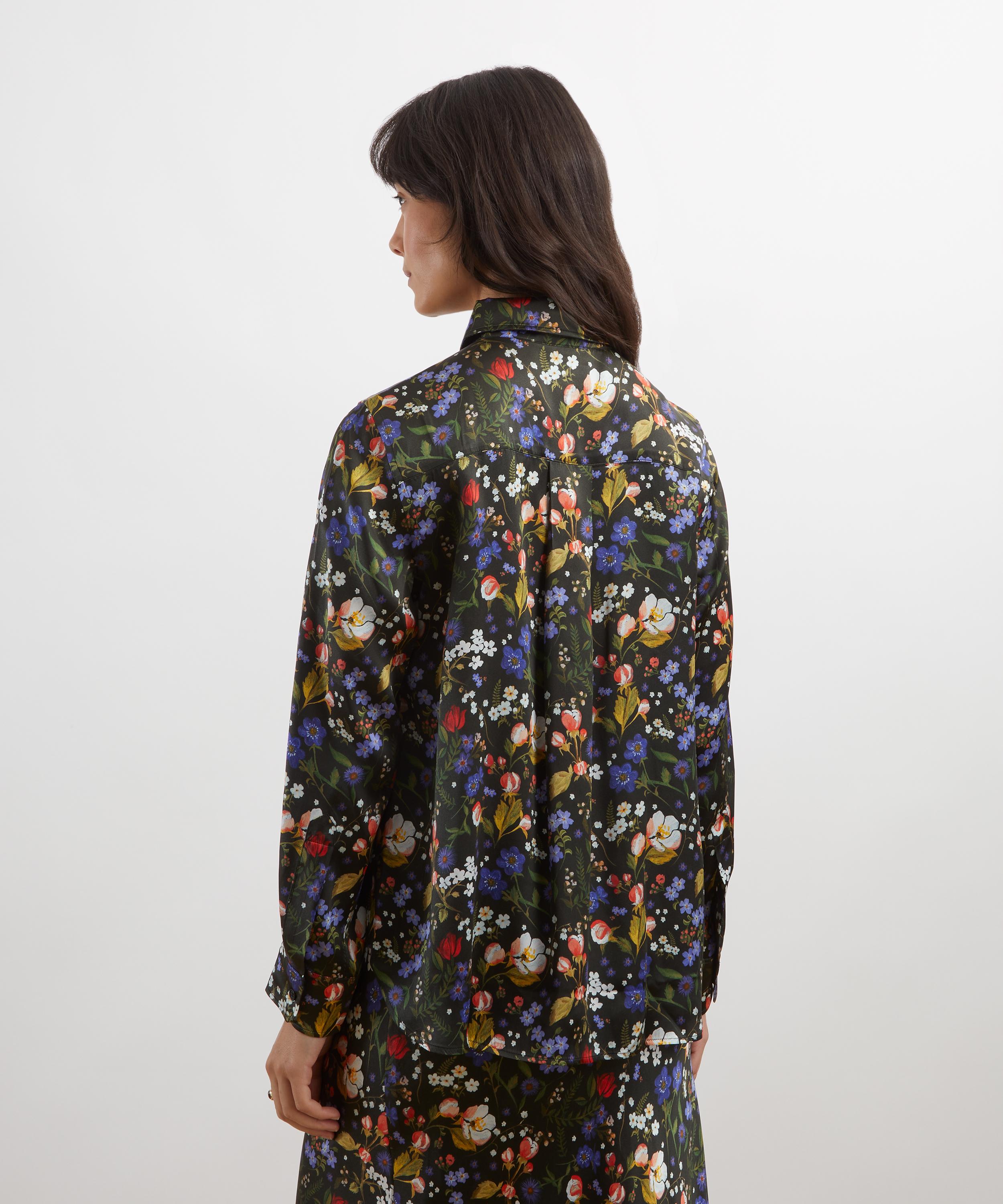 Liberty - Heidi Silk Jacquard Relaxed Shirt  image number 3