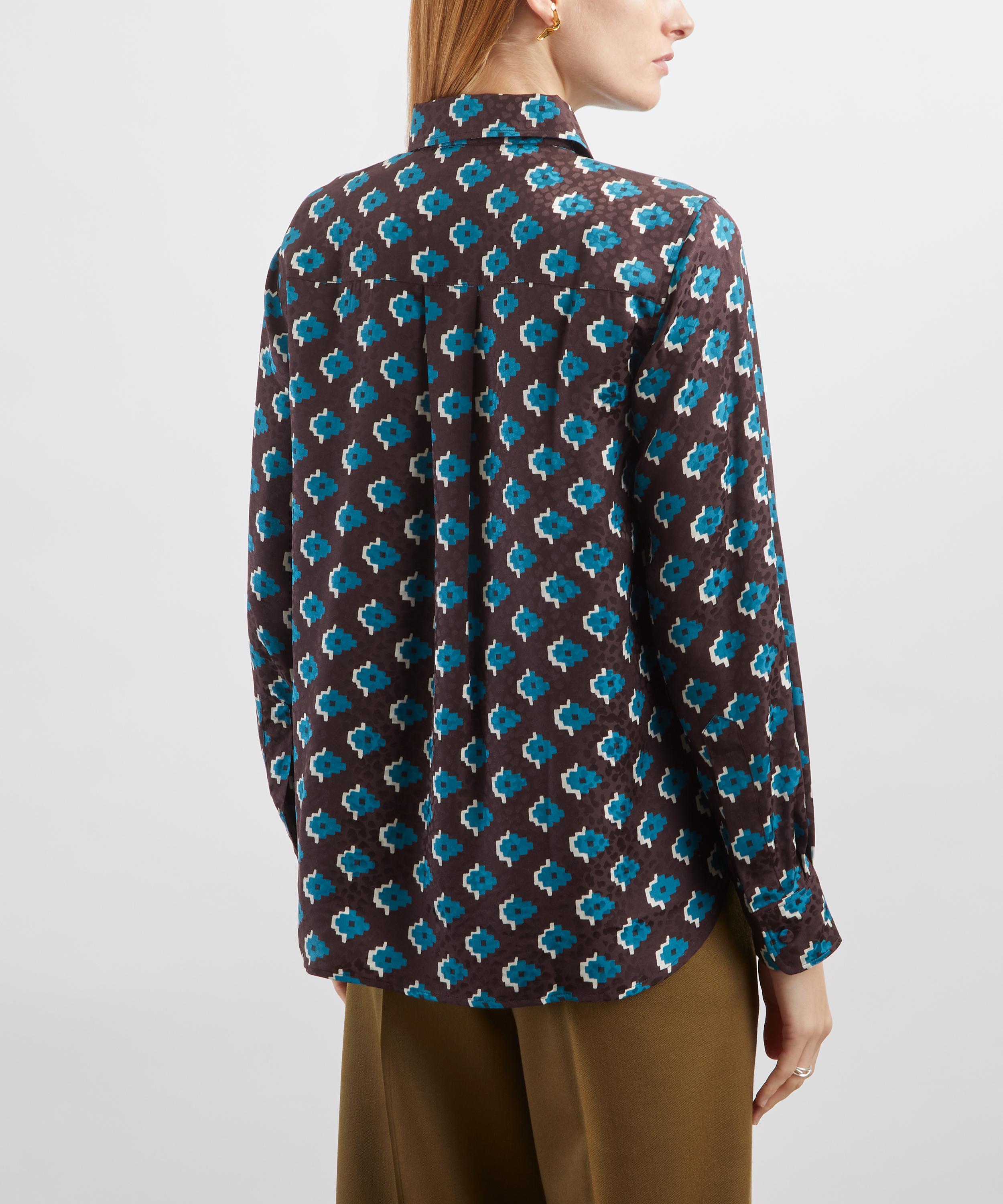 Liberty - Adamas Silk Jacquard Relaxed Shirt  image number 3
