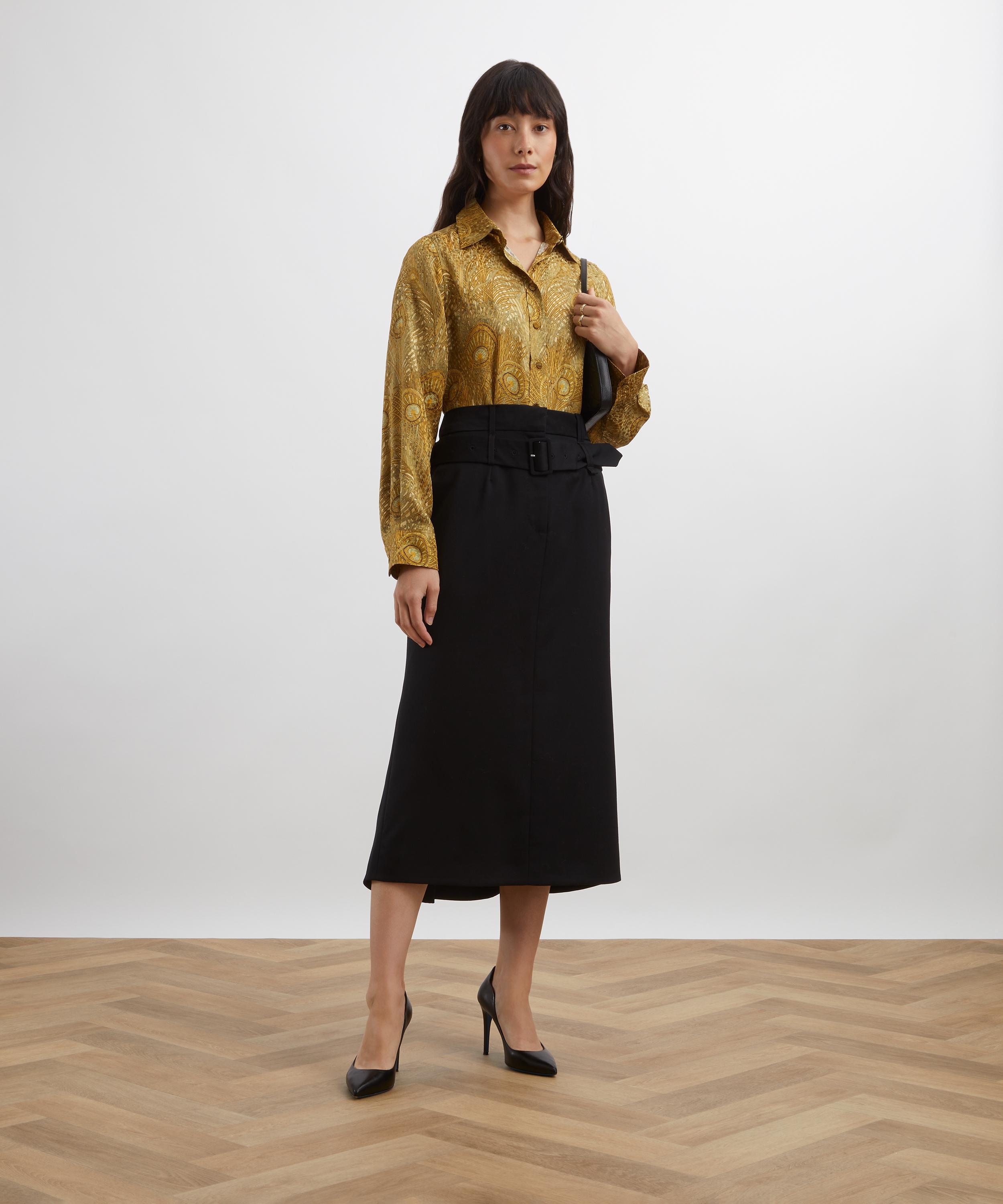 Liberty - Hera Silk Jacquard Relaxed Shirt  image number 1