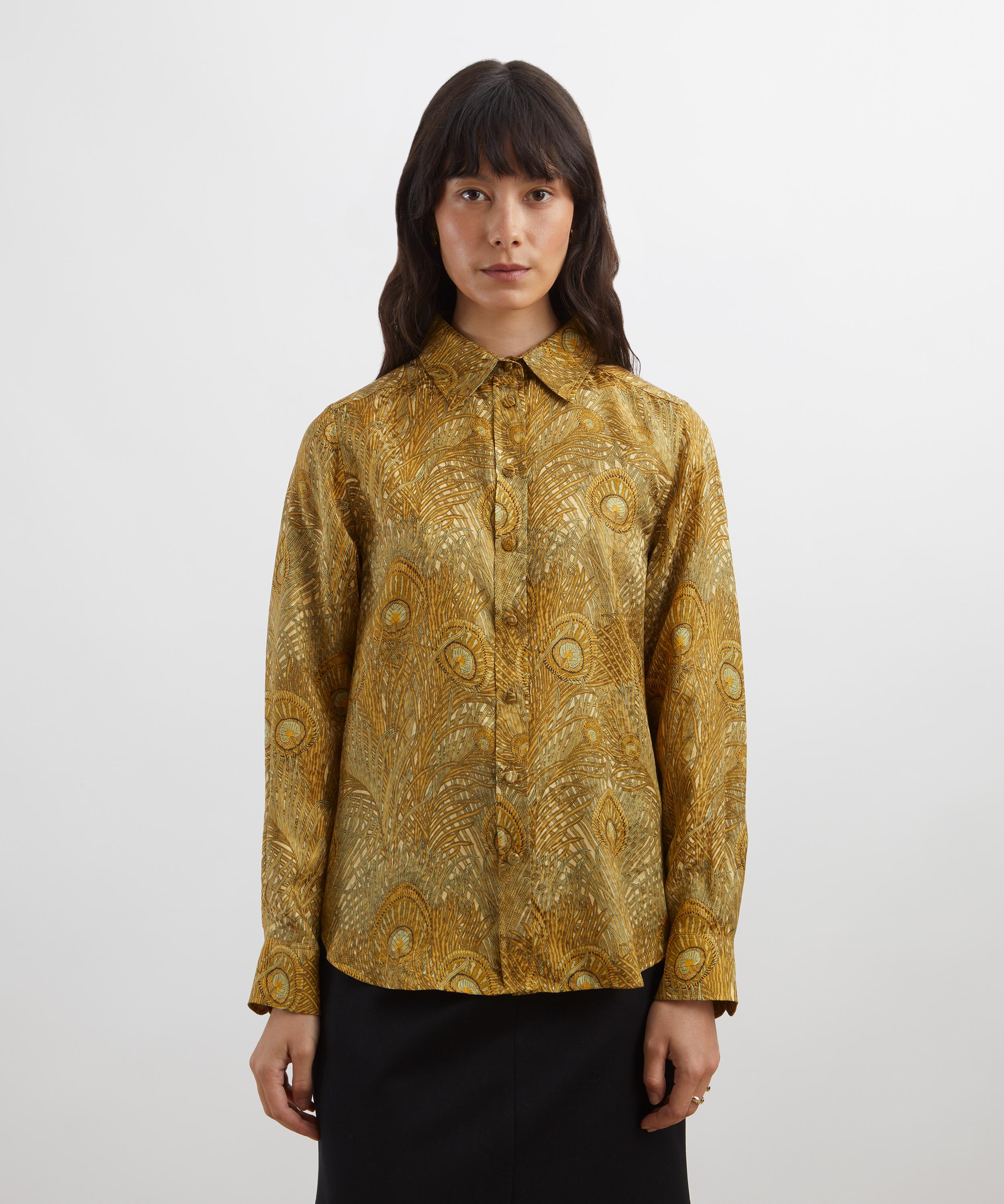 Liberty - Hera Silk Jacquard Relaxed Shirt  image number 2