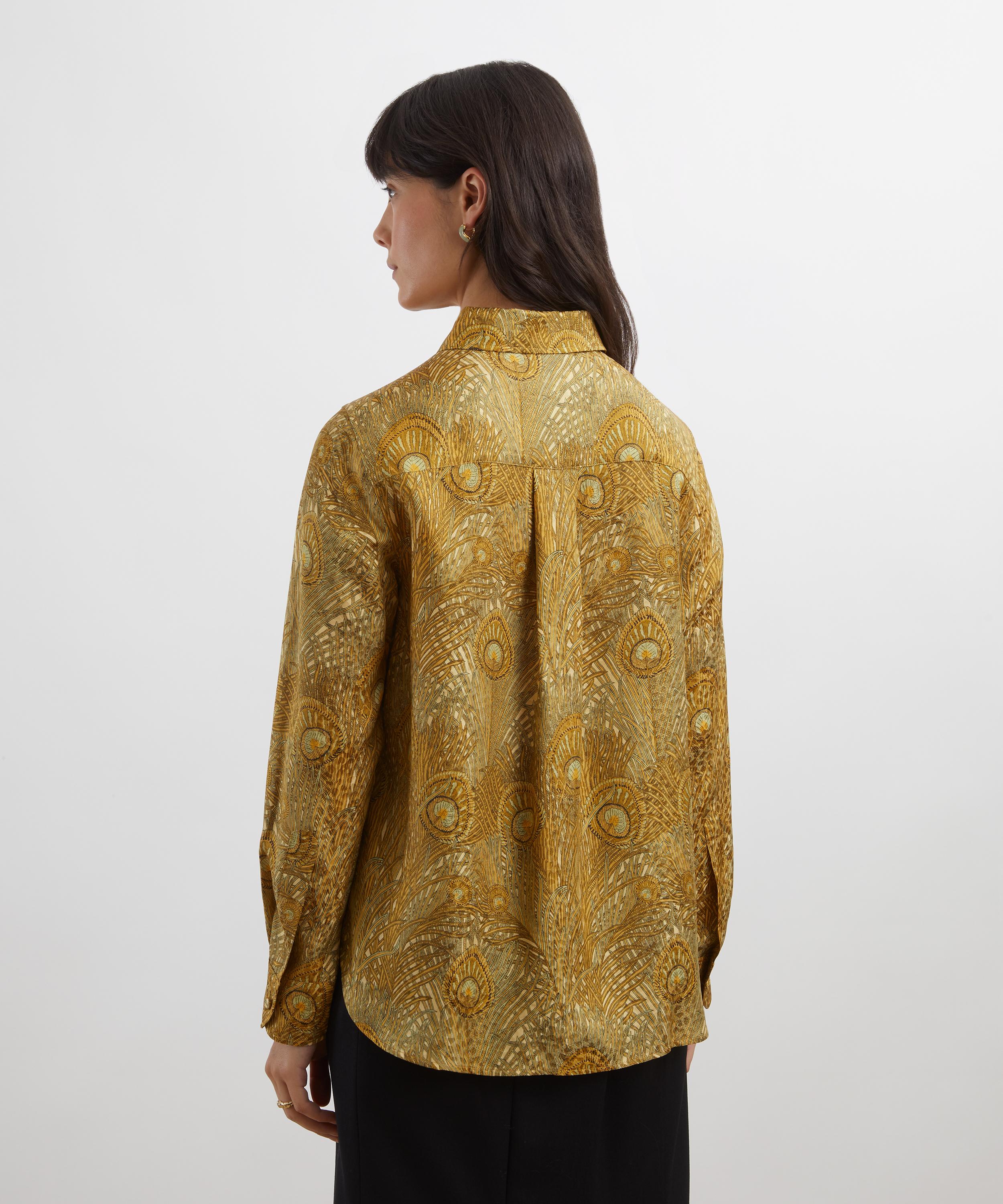 Liberty - Hera Silk Jacquard Relaxed Shirt  image number 3