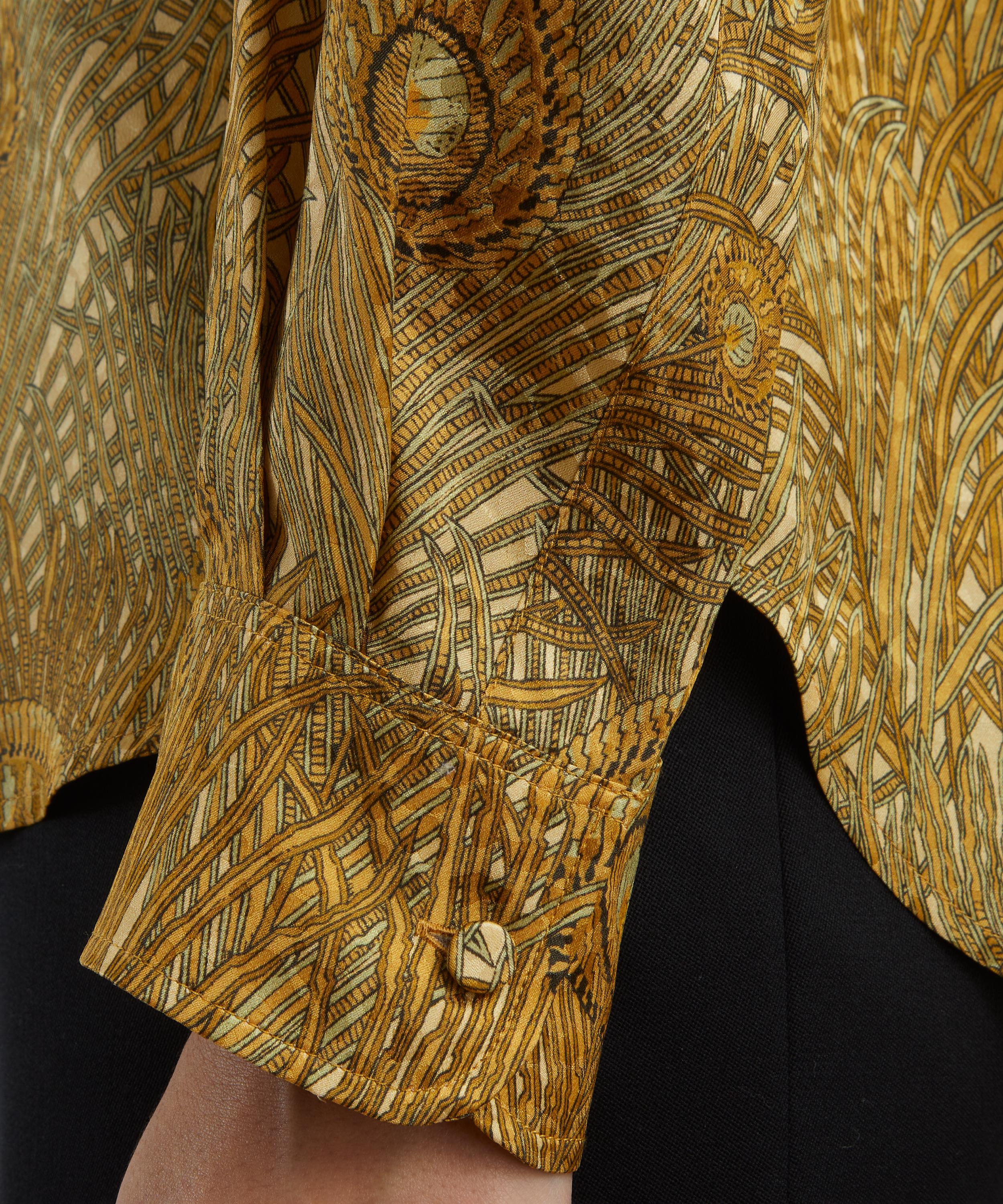 Liberty - Hera Silk Jacquard Relaxed Shirt  image number 4