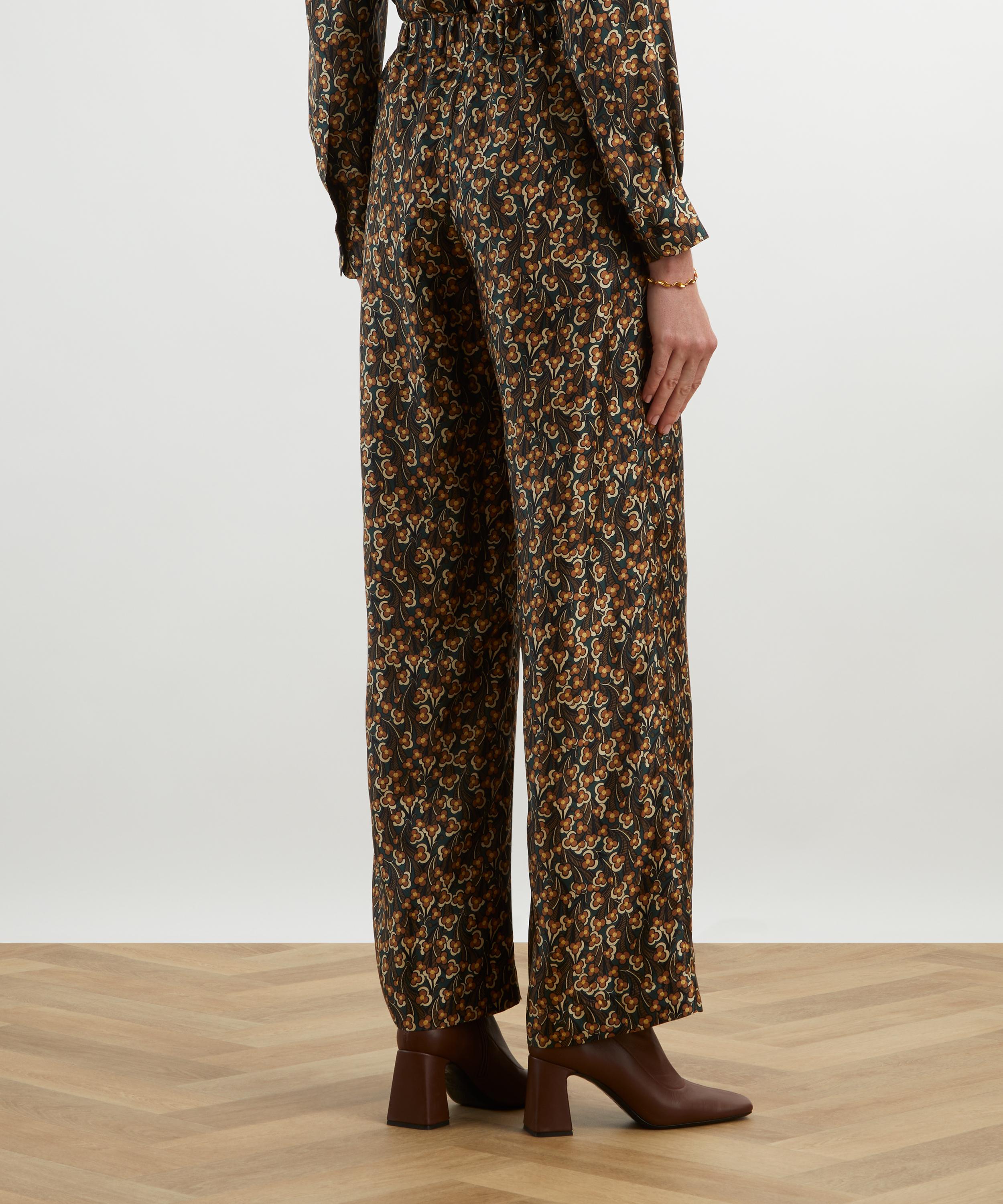 Liberty - Laith Silk Palazzo Trousers  image number 3