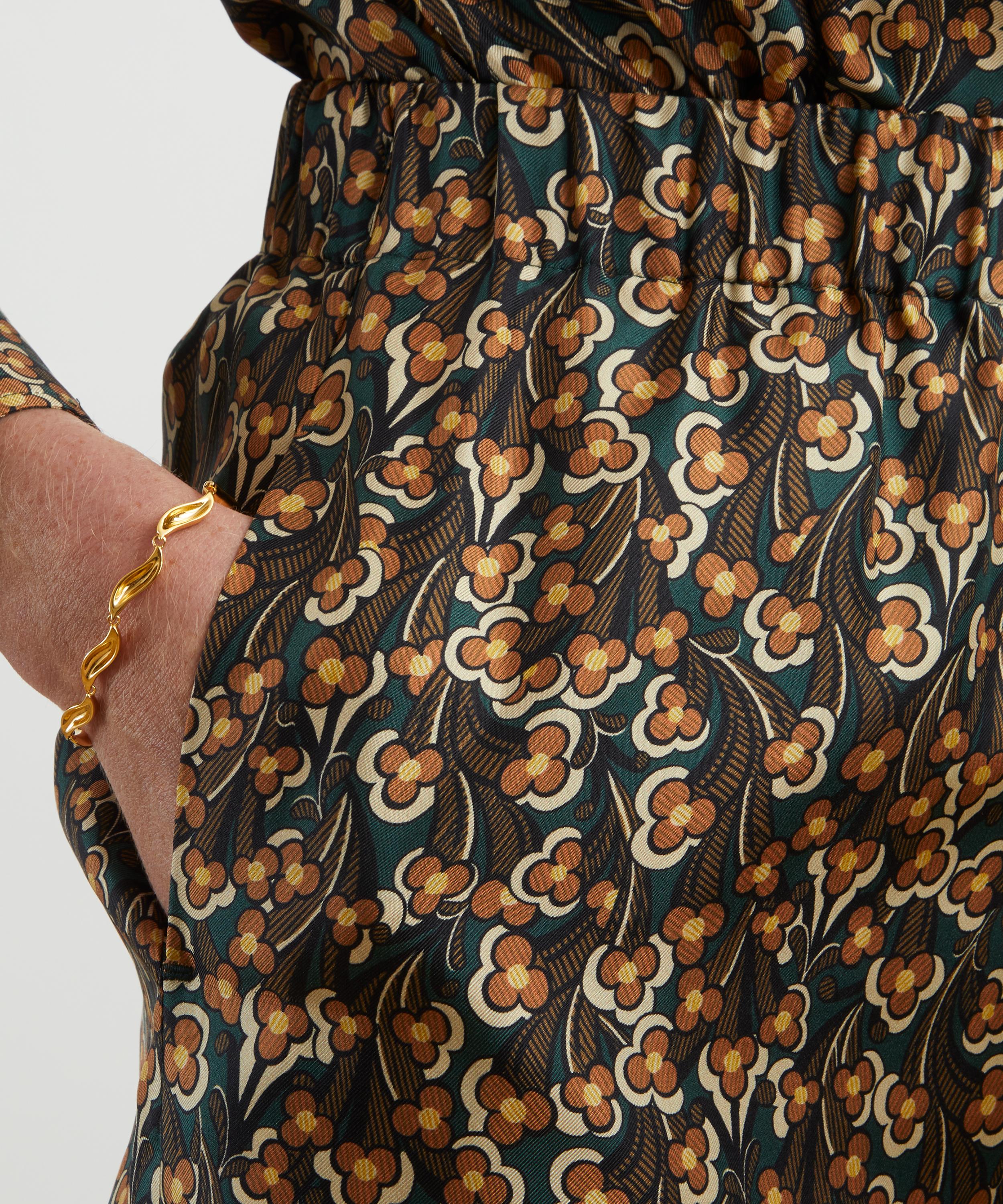 Liberty - Laith Silk Palazzo Trousers  image number 4