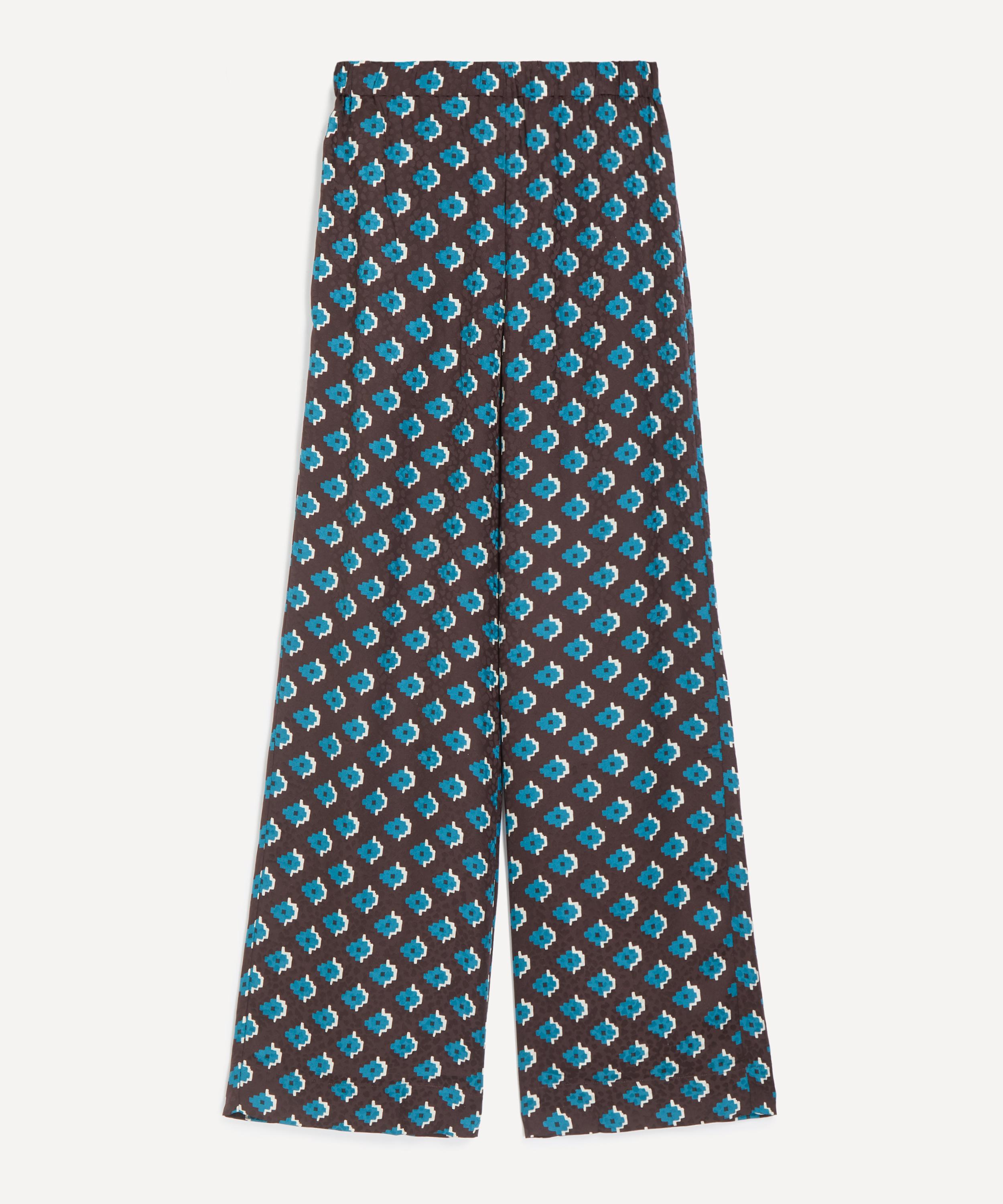 Liberty - Adamas Silk Palazzo Trousers  image number 0