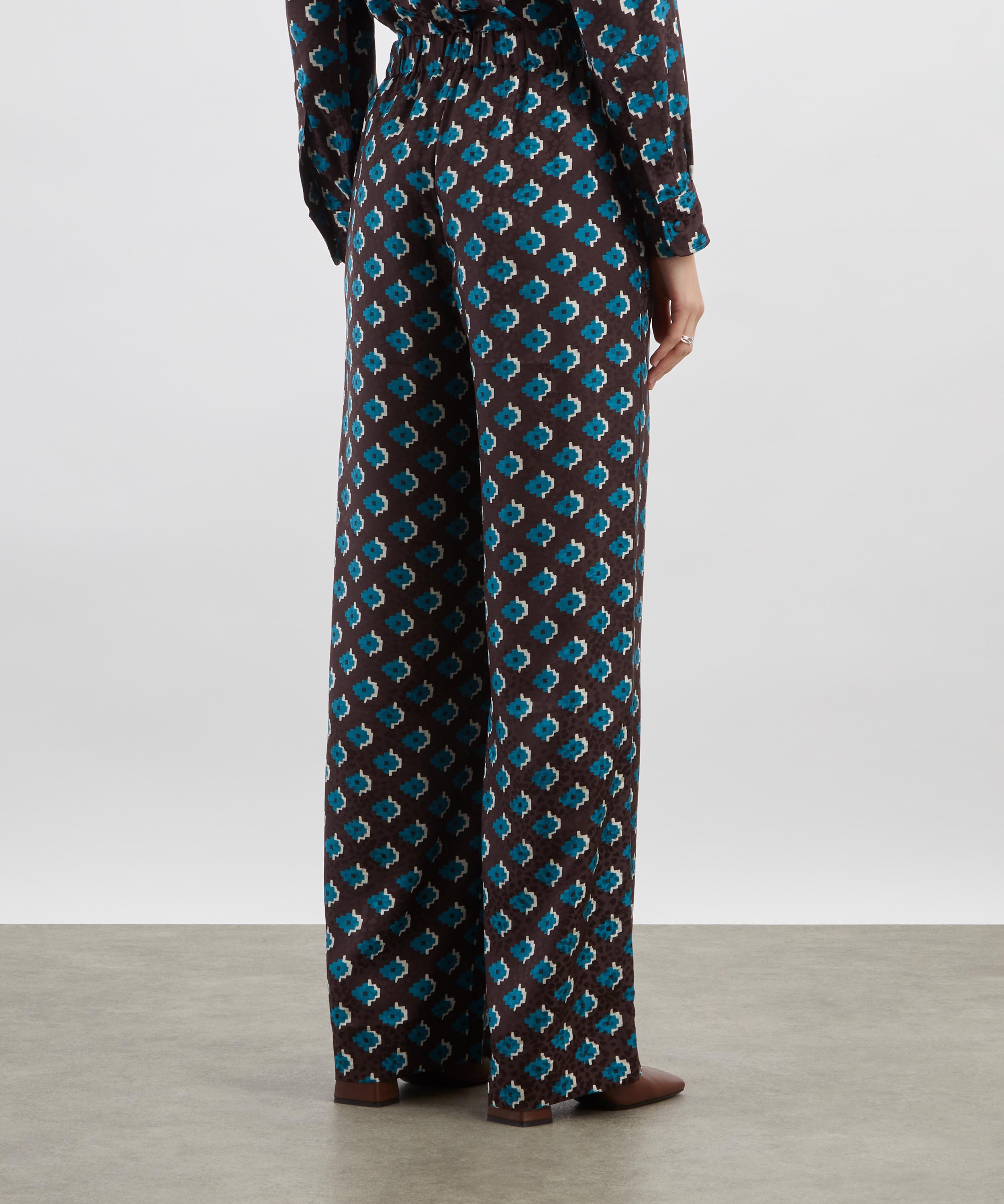Liberty - Adamas Silk Palazzo Trousers  image number 3
