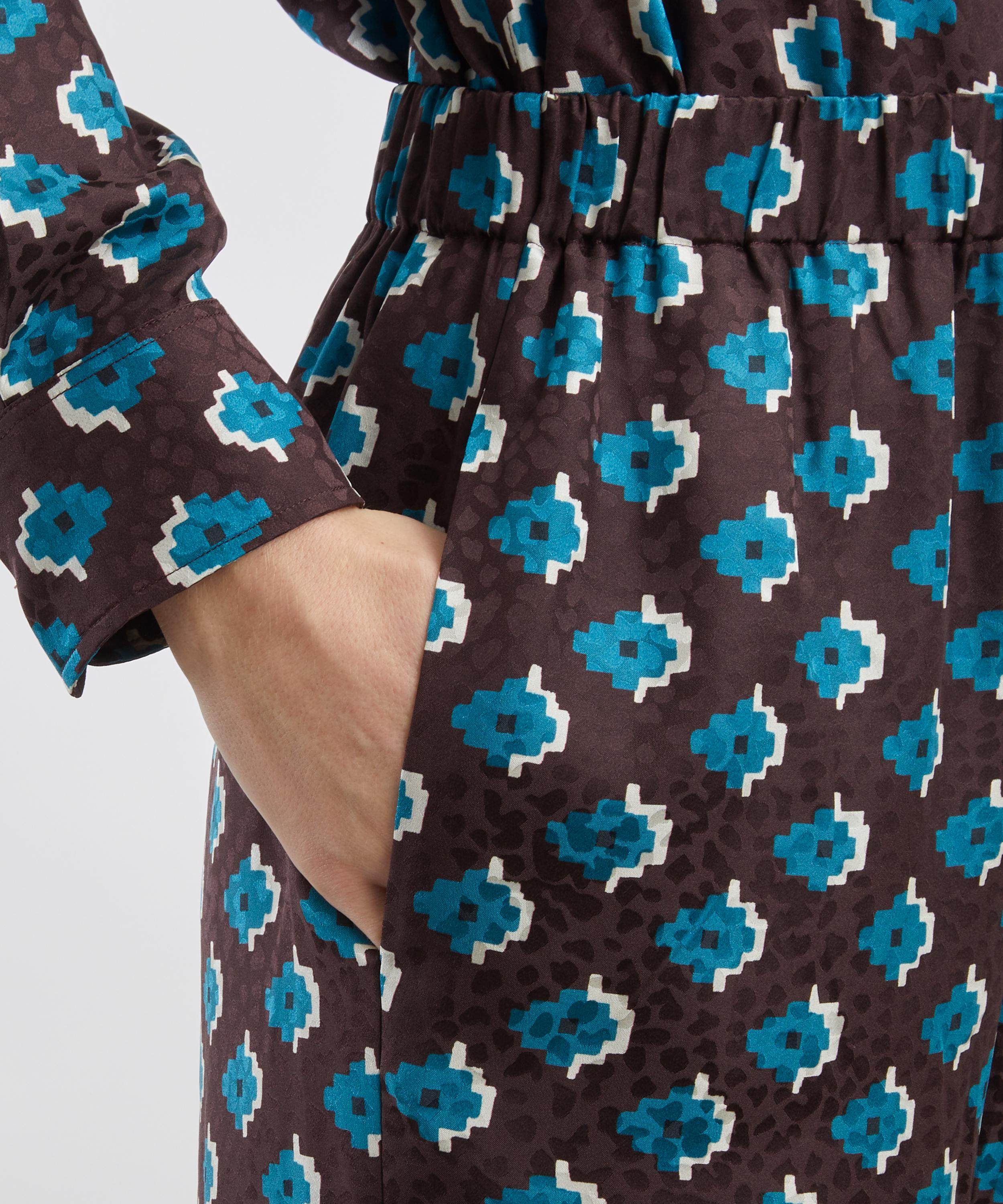 Liberty - Adamas Silk Palazzo Trousers  image number 4