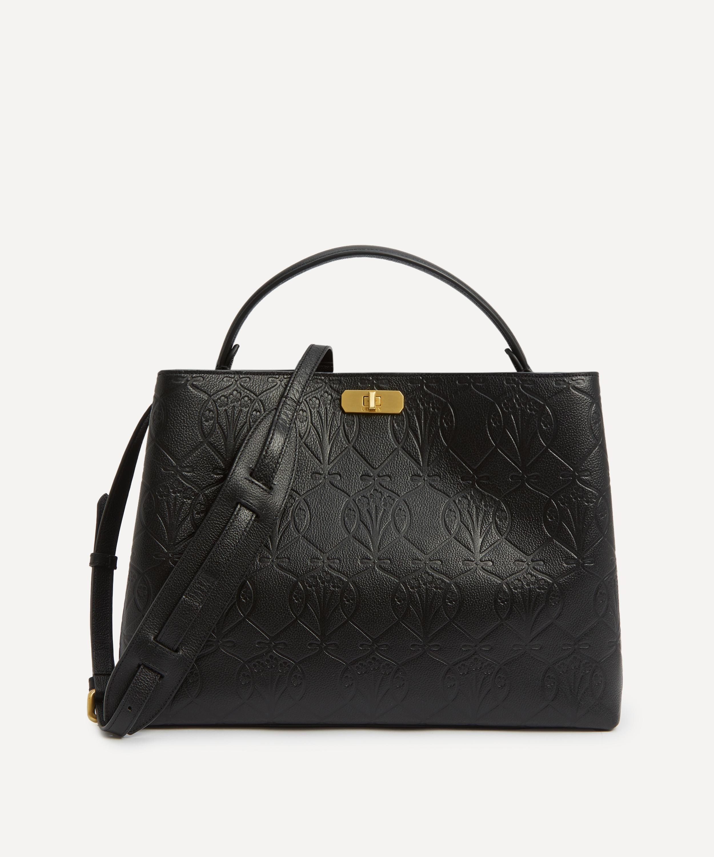 Liberty - Iphis Embossed Leather Top Handle Bag