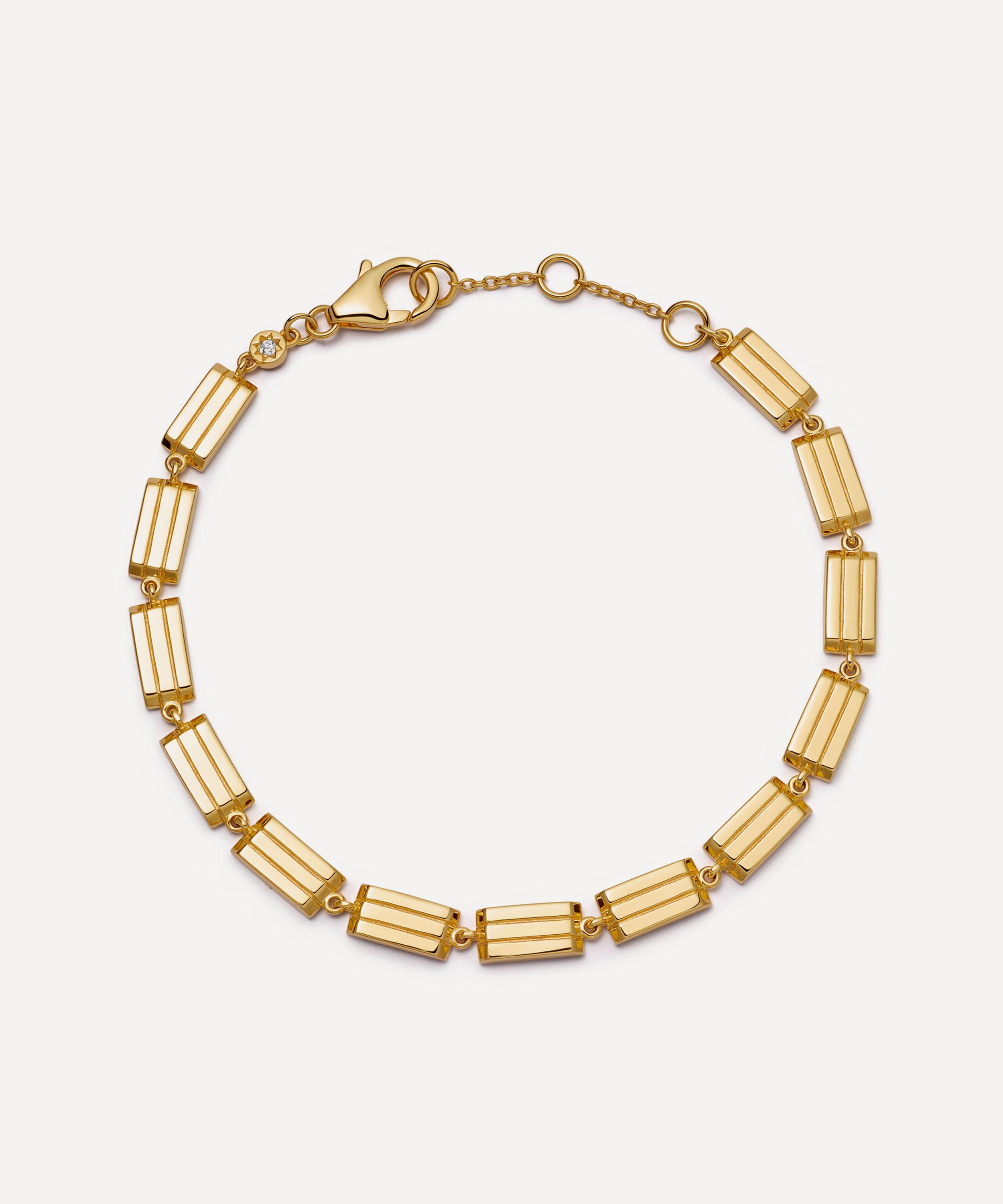 Astley Clarke - 18ct Gold Plated Vermeil Silver Aubar Bold Bracelet image number 0