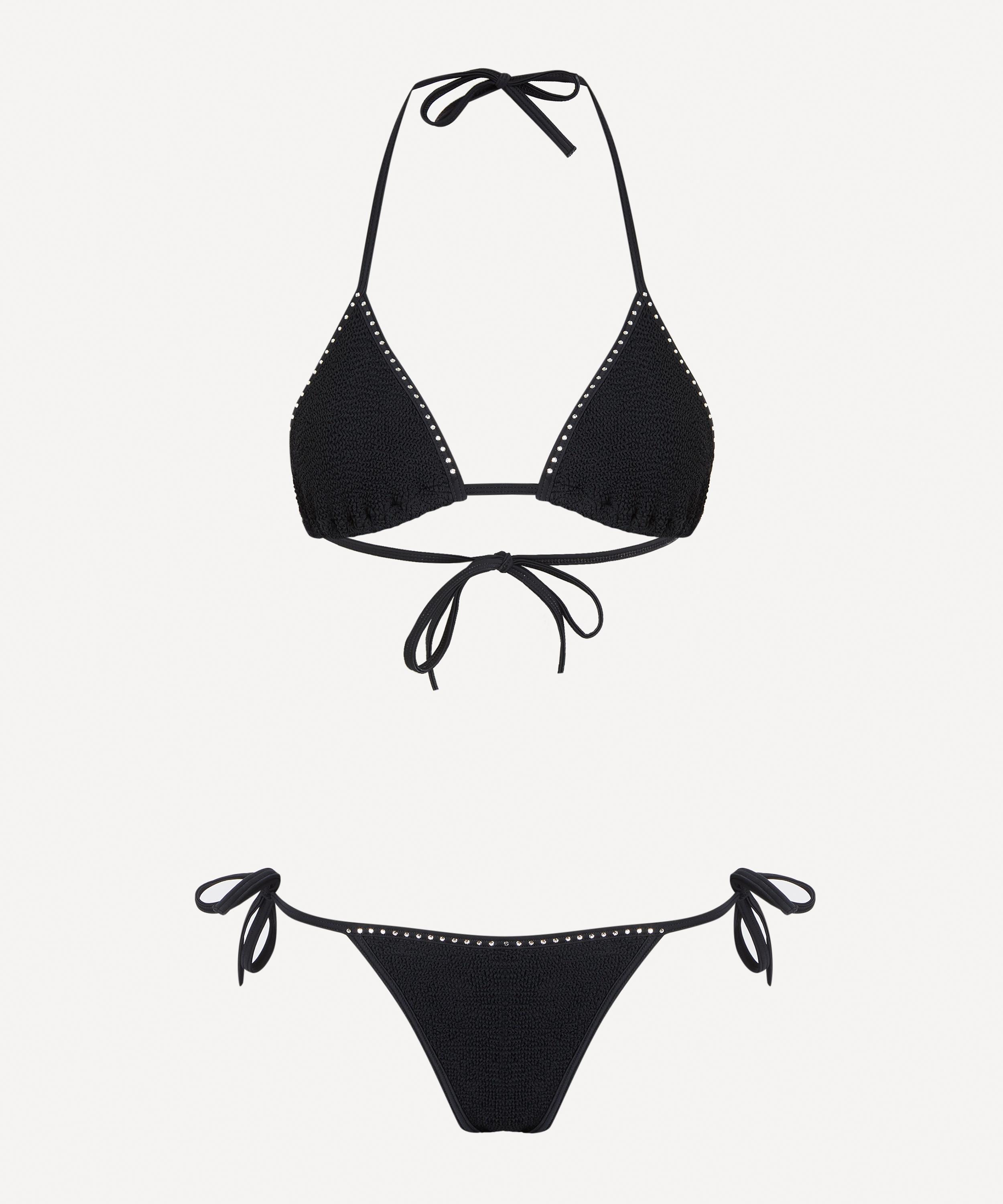 Hunza G - Gina Swarvoski Black-White Bikini