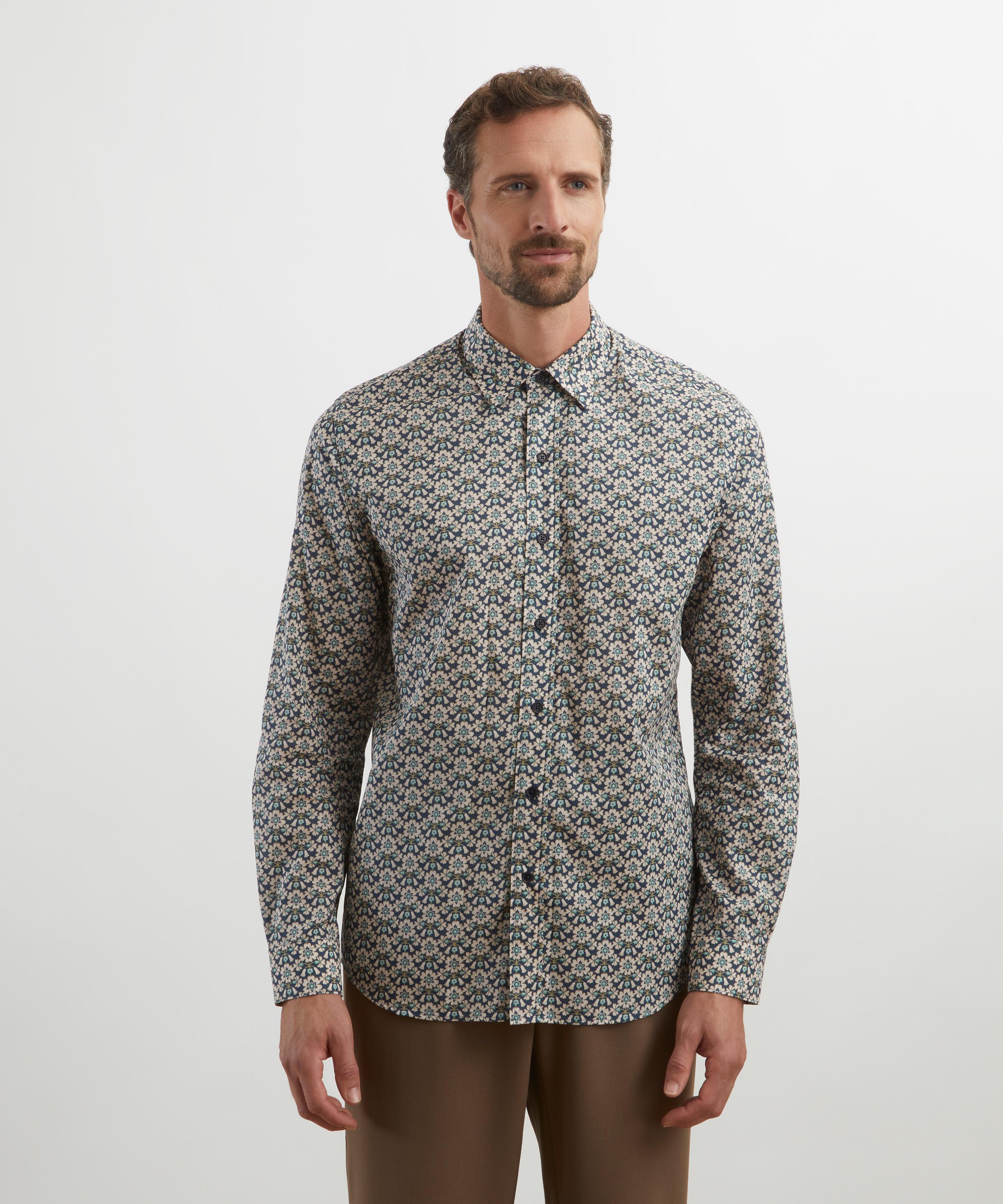Liberty - Classic Fit Tana Lawn™ Cotton Shirt in Macsen image number 2