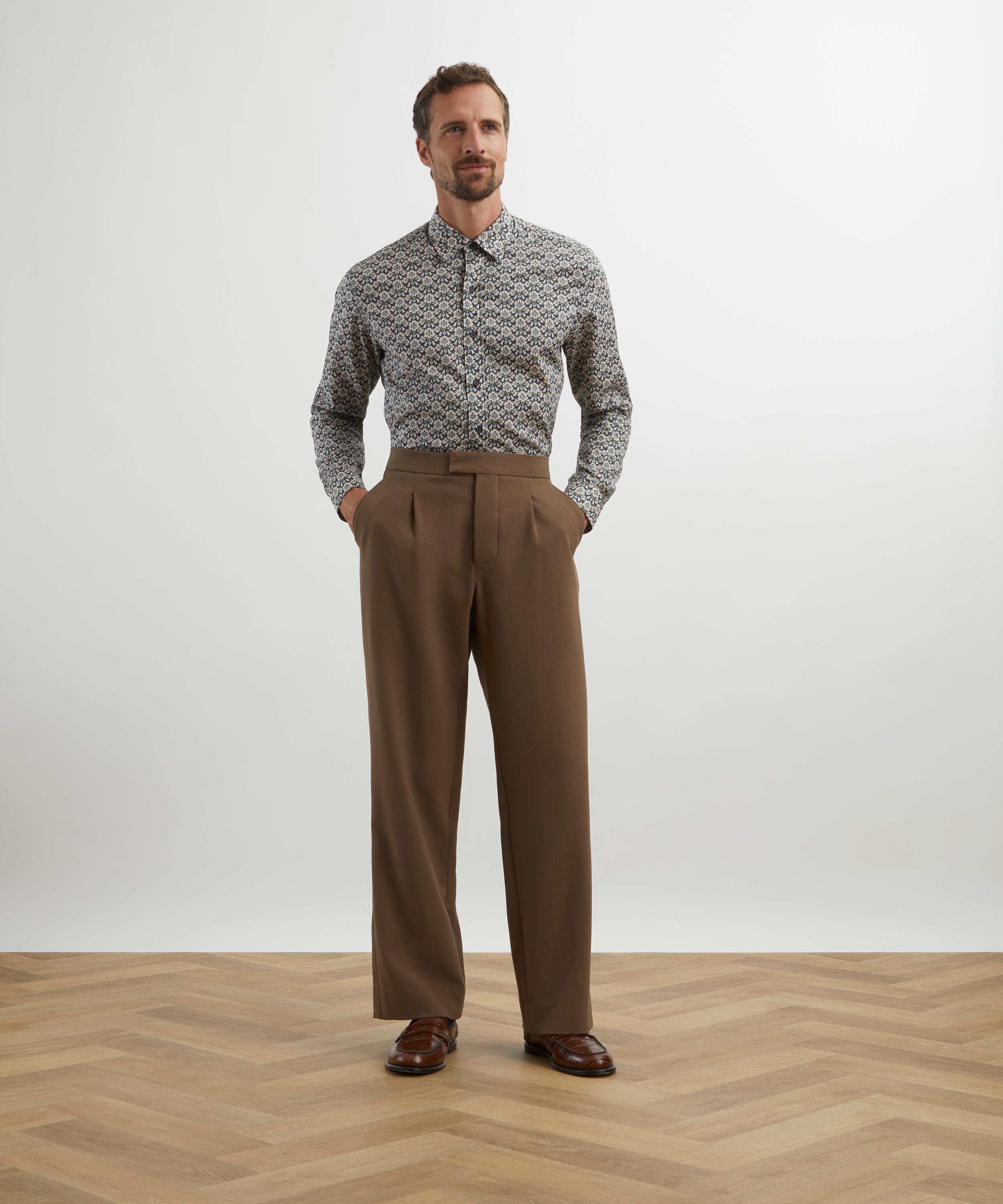 Liberty - Classic Fit Tana Lawn™ Cotton Shirt in Macsen image number 5