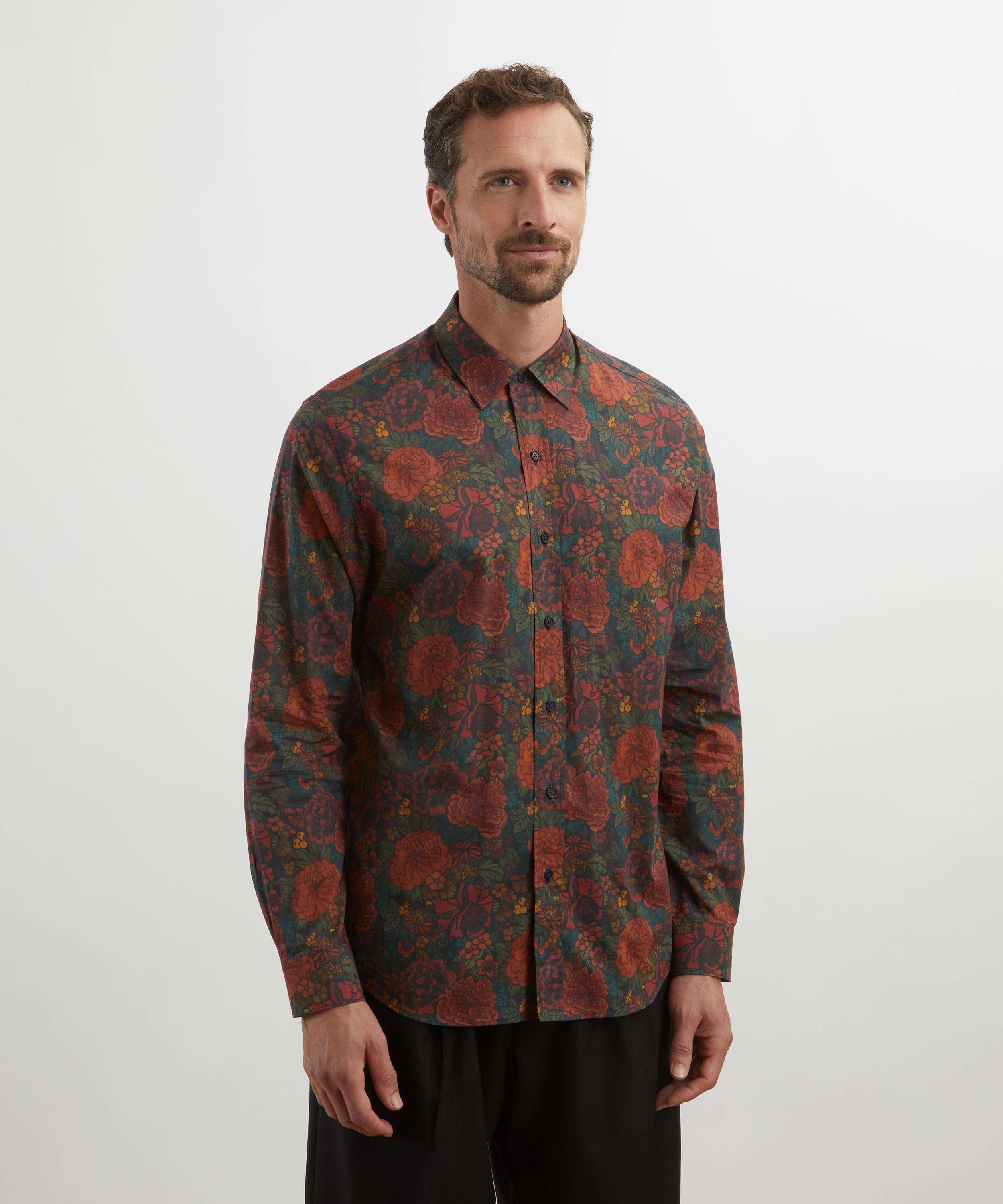 Liberty - Classic Fit Tana Lawn™ Cotton Shirt in Heritage Garden image number 1