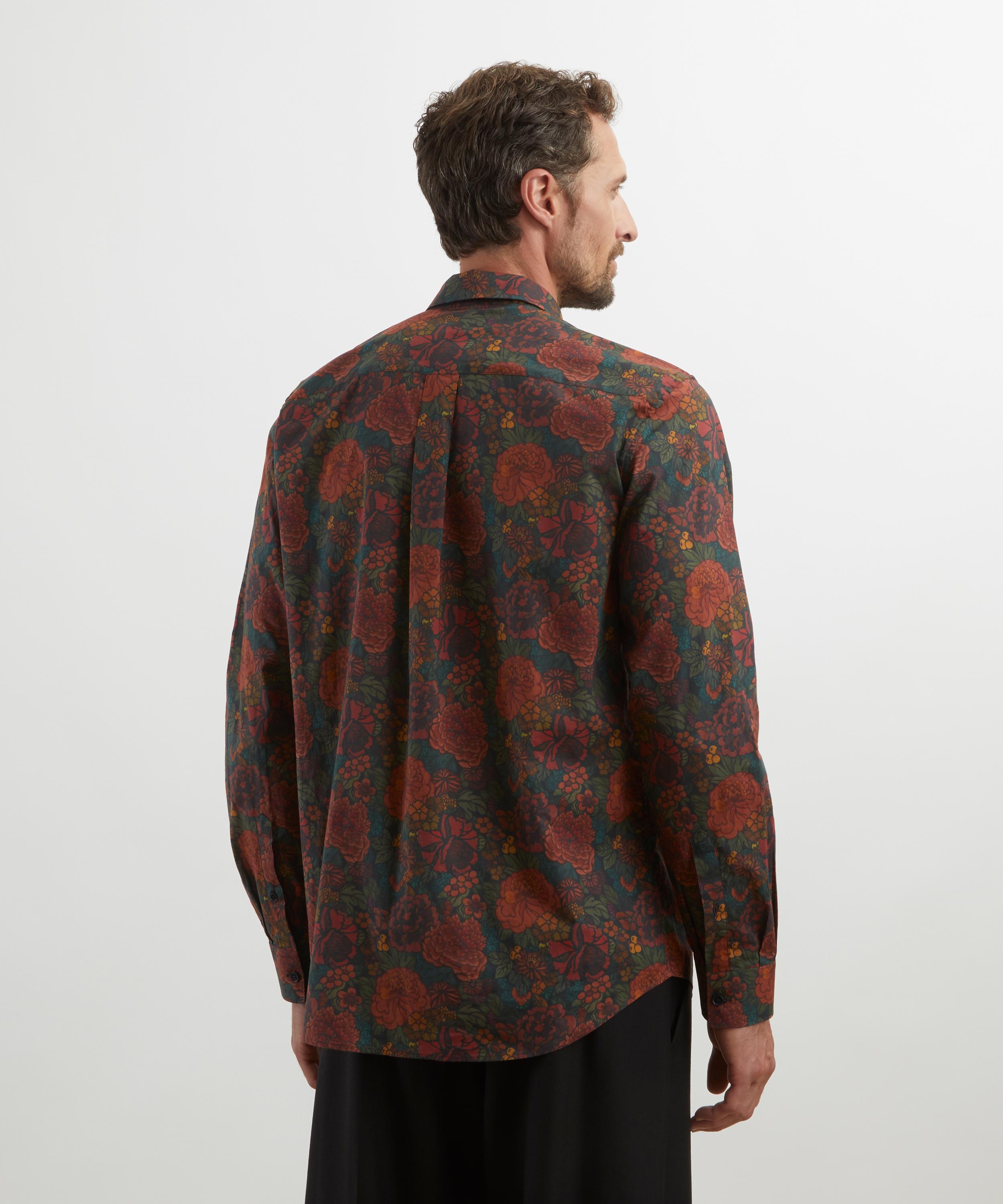 Liberty - Classic Fit Tana Lawn™ Cotton Shirt in Heritage Garden image number 2