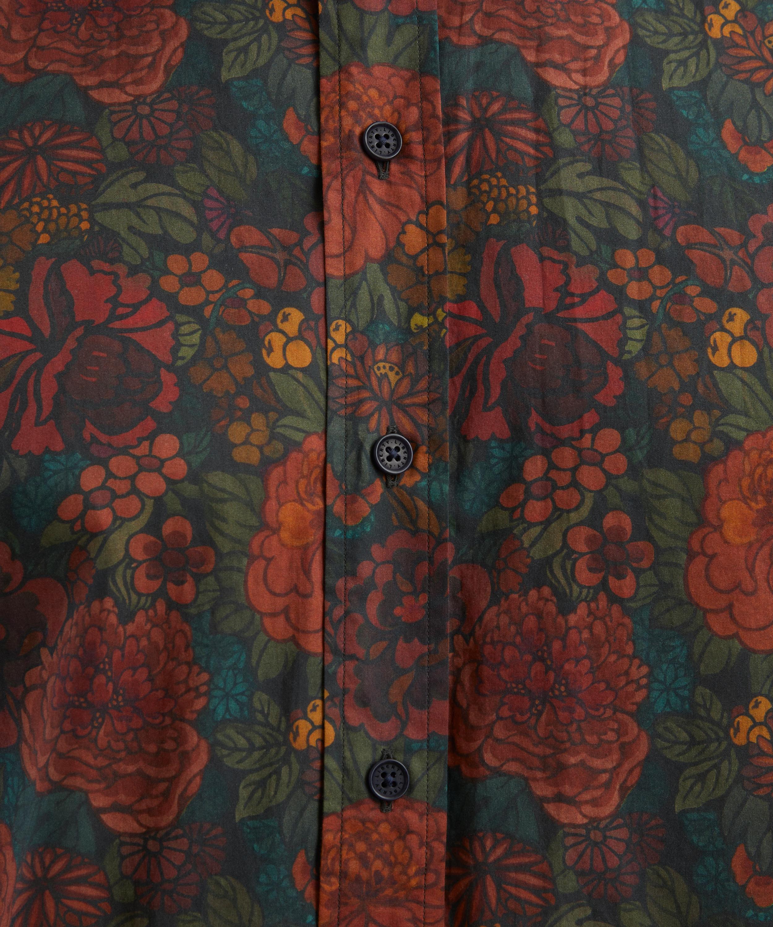 Liberty - Classic Fit Tana Lawn™ Cotton Shirt in Heritage Garden image number 4