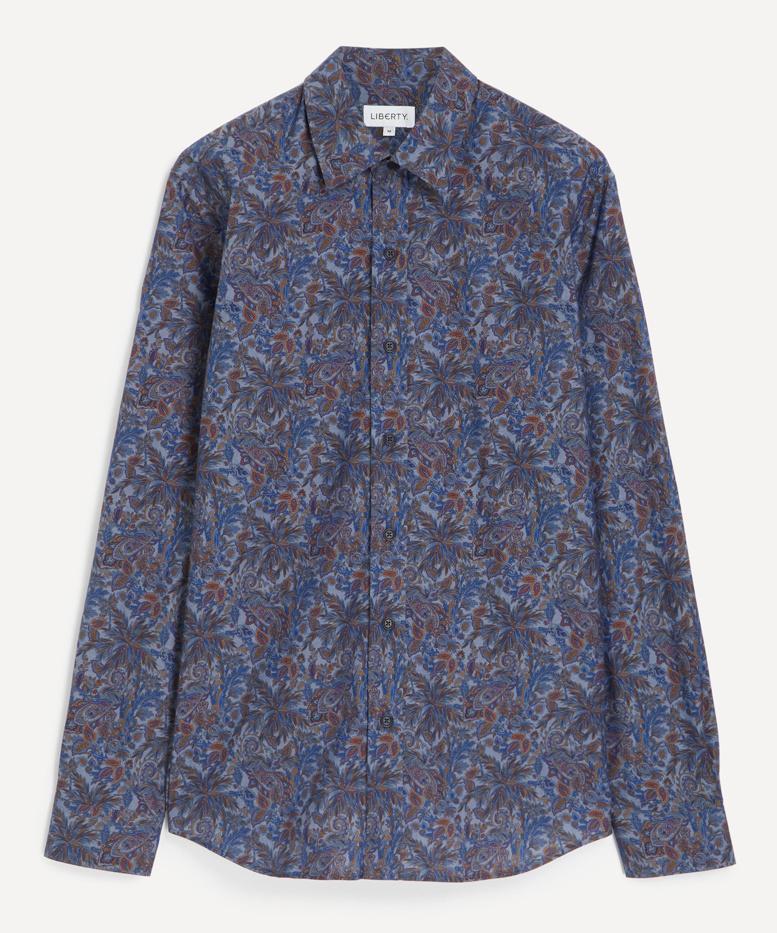 Liberty - Classic Fit Tana Lawn™ Cotton Shirt in Faraway Palm