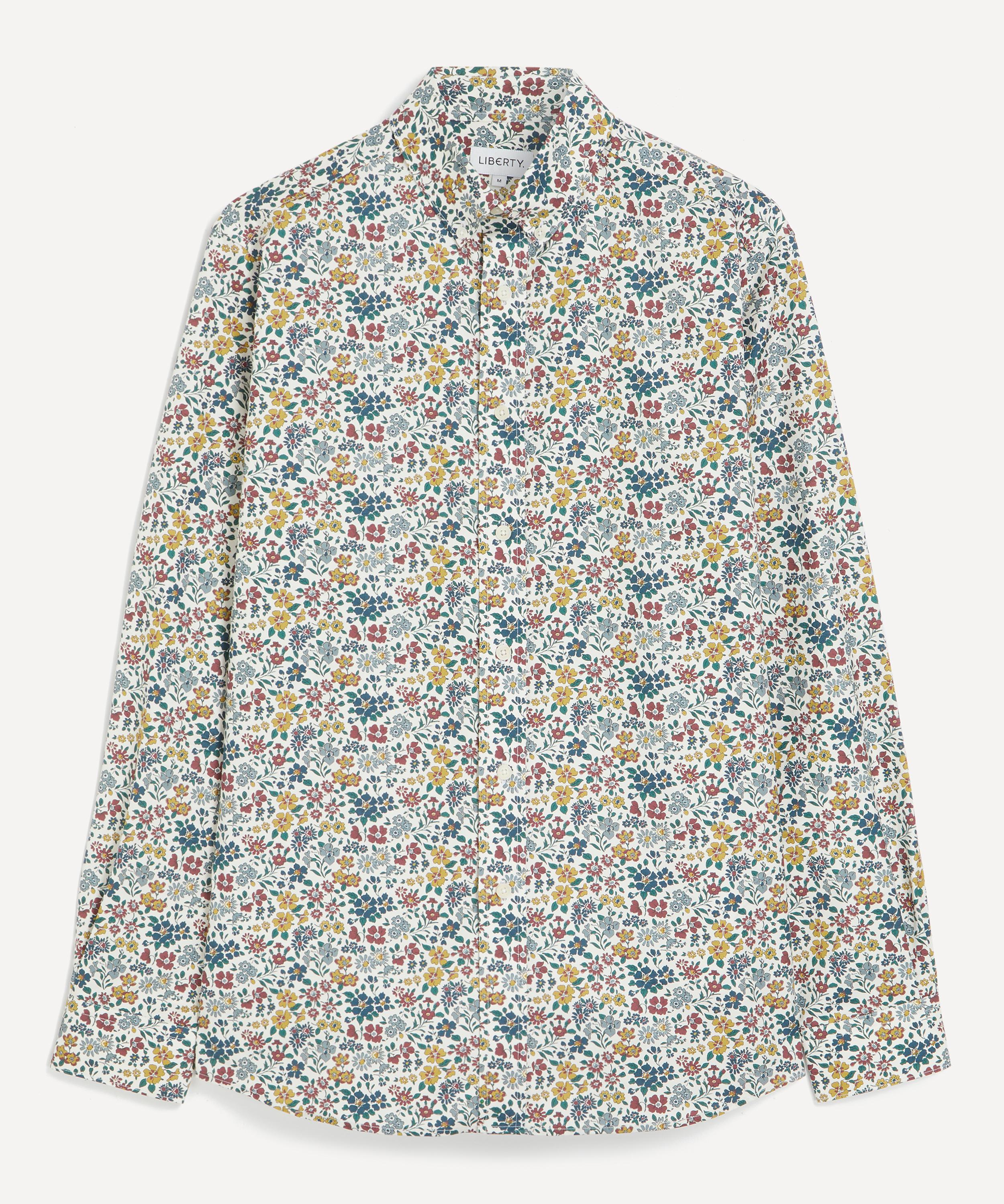 Liberty - Button-Down Regular Fit Cotton Shirt in Annabella image number 0