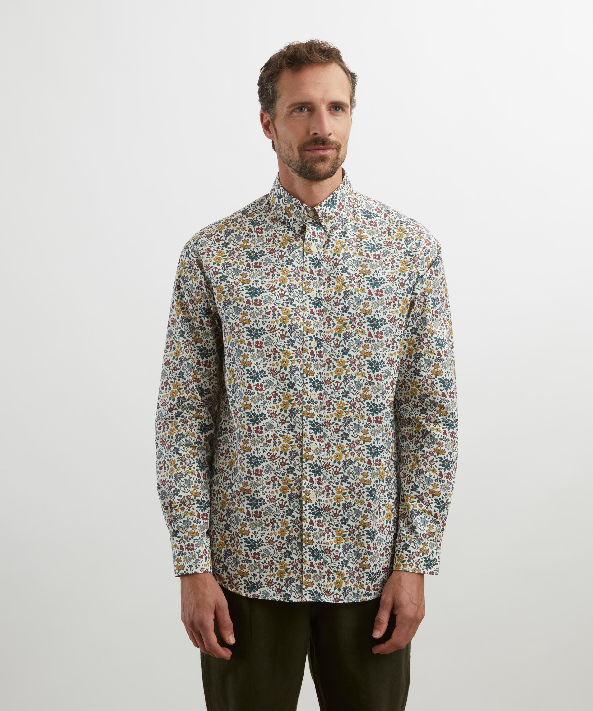 Liberty - Button-Down Regular Fit Cotton Shirt in Annabella image number 2
