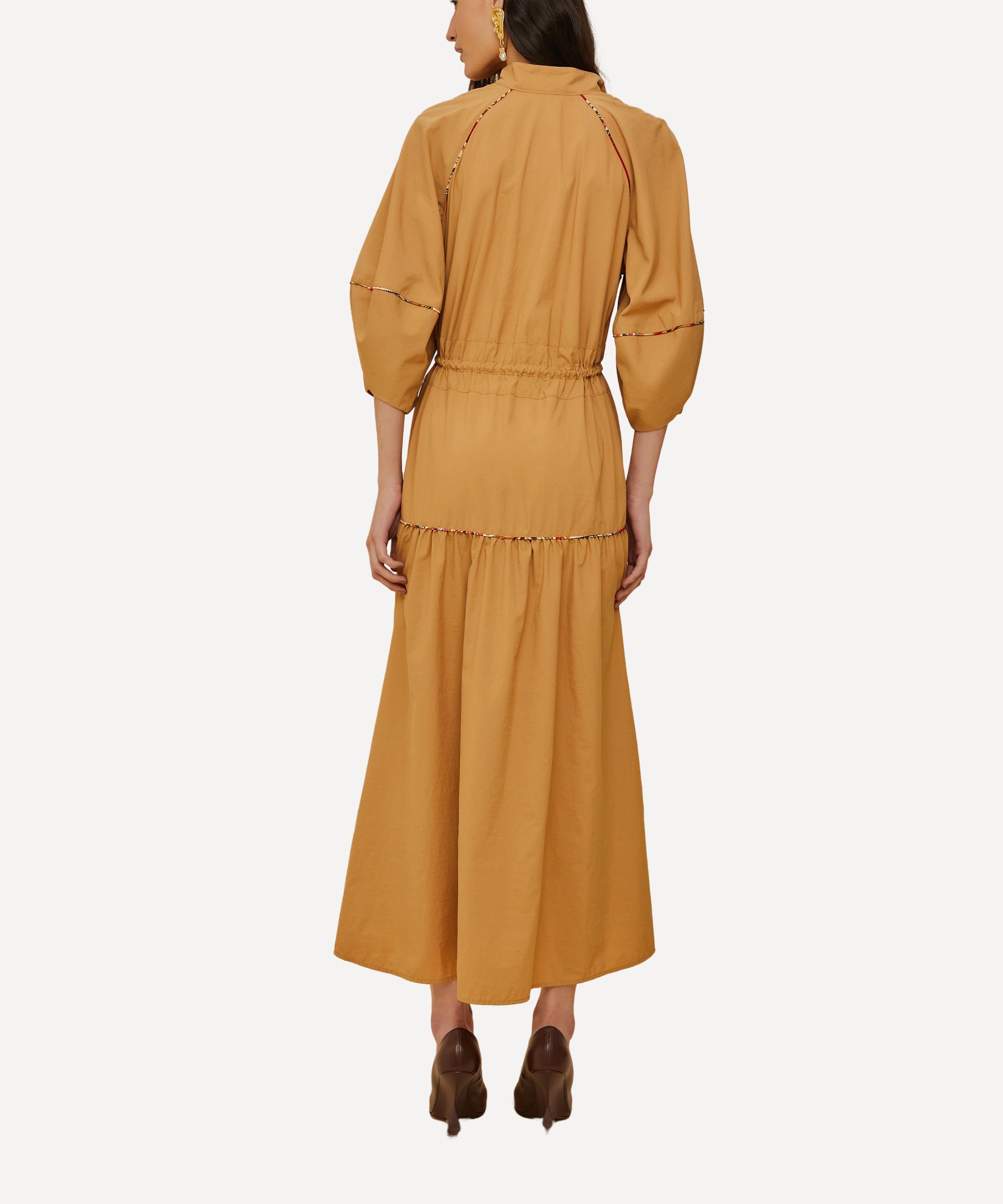 FARM Rio - Caramel Chemise Midi Dress image number 1