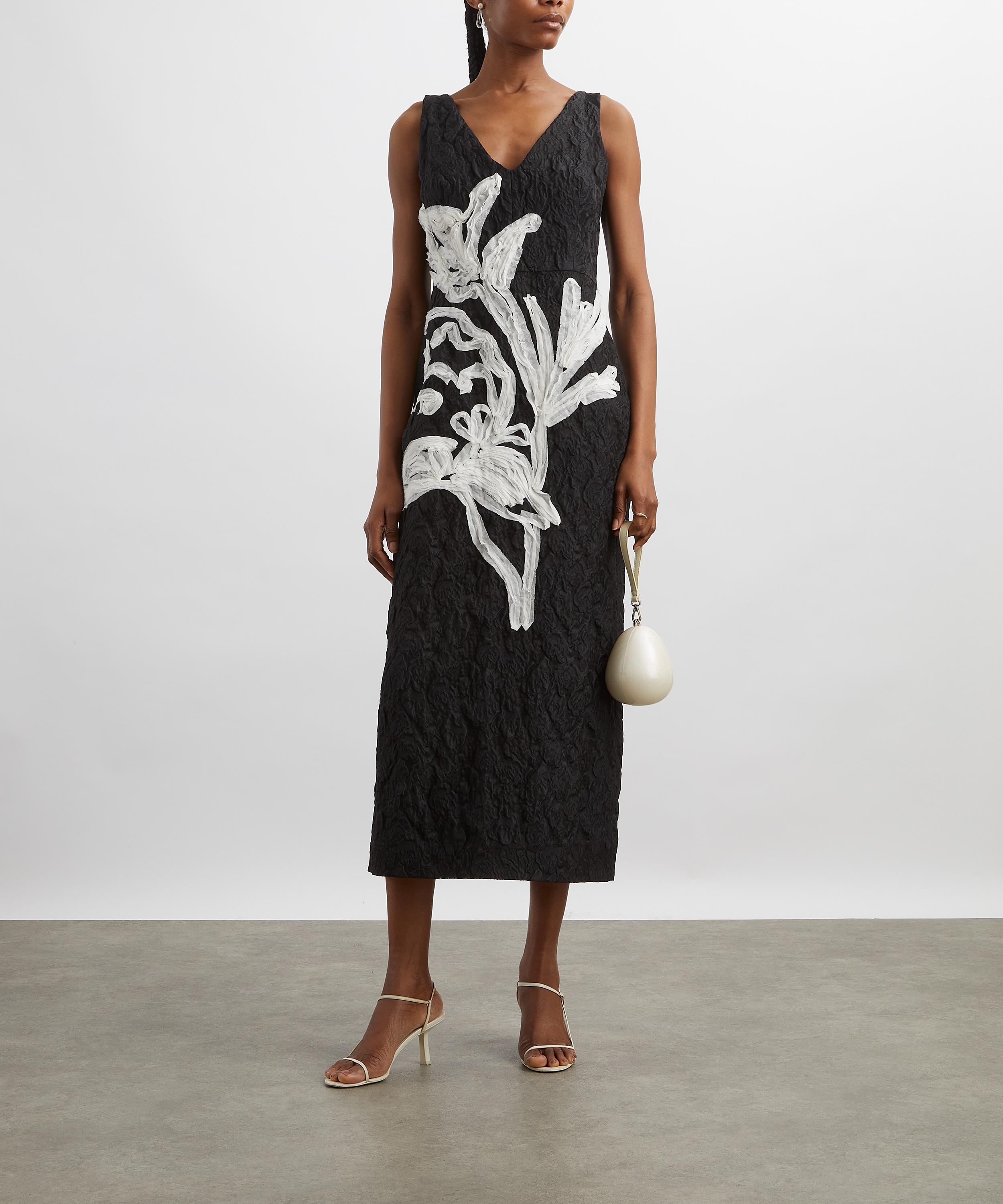 Erdem - Floral Jacquard Midi Dress image number 1