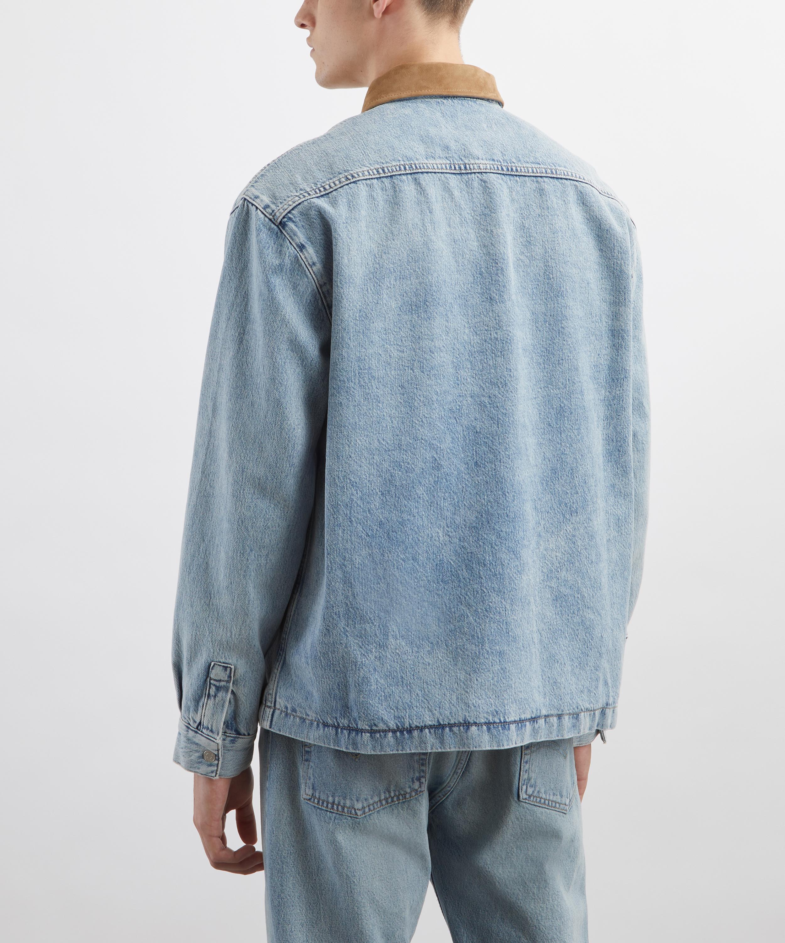 Frame - Contrast Collar Denim Overshirt image number 3