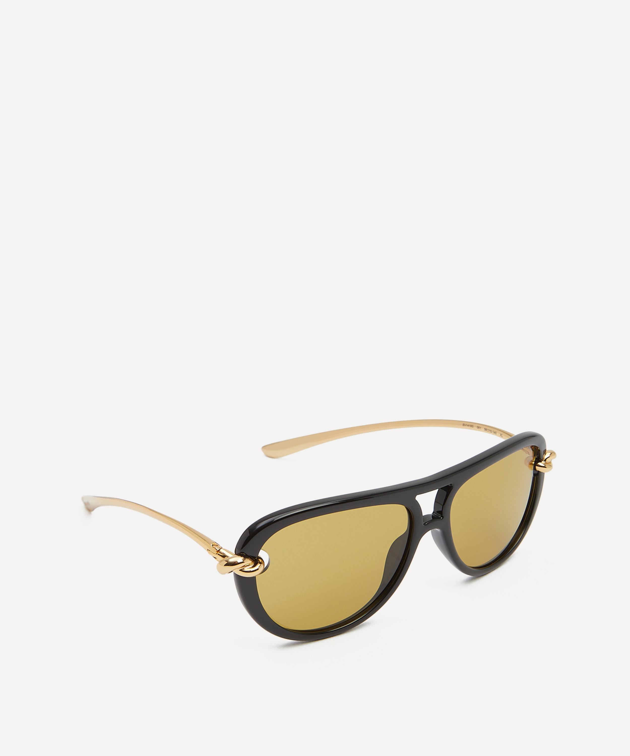 Bottega Veneta - Combination Aviator Sunglasses image number 1