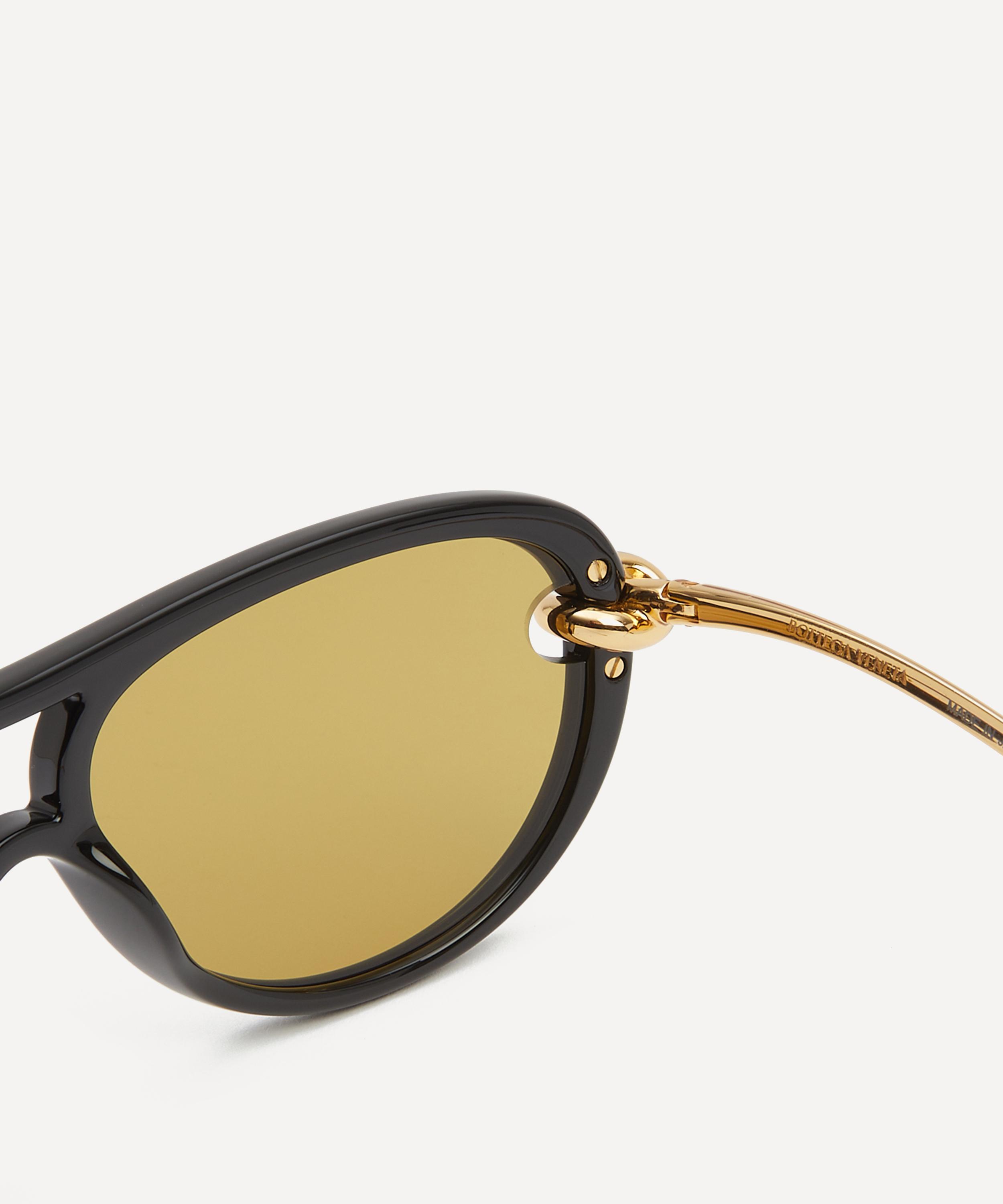 Bottega Veneta - Combination Aviator Sunglasses image number 2