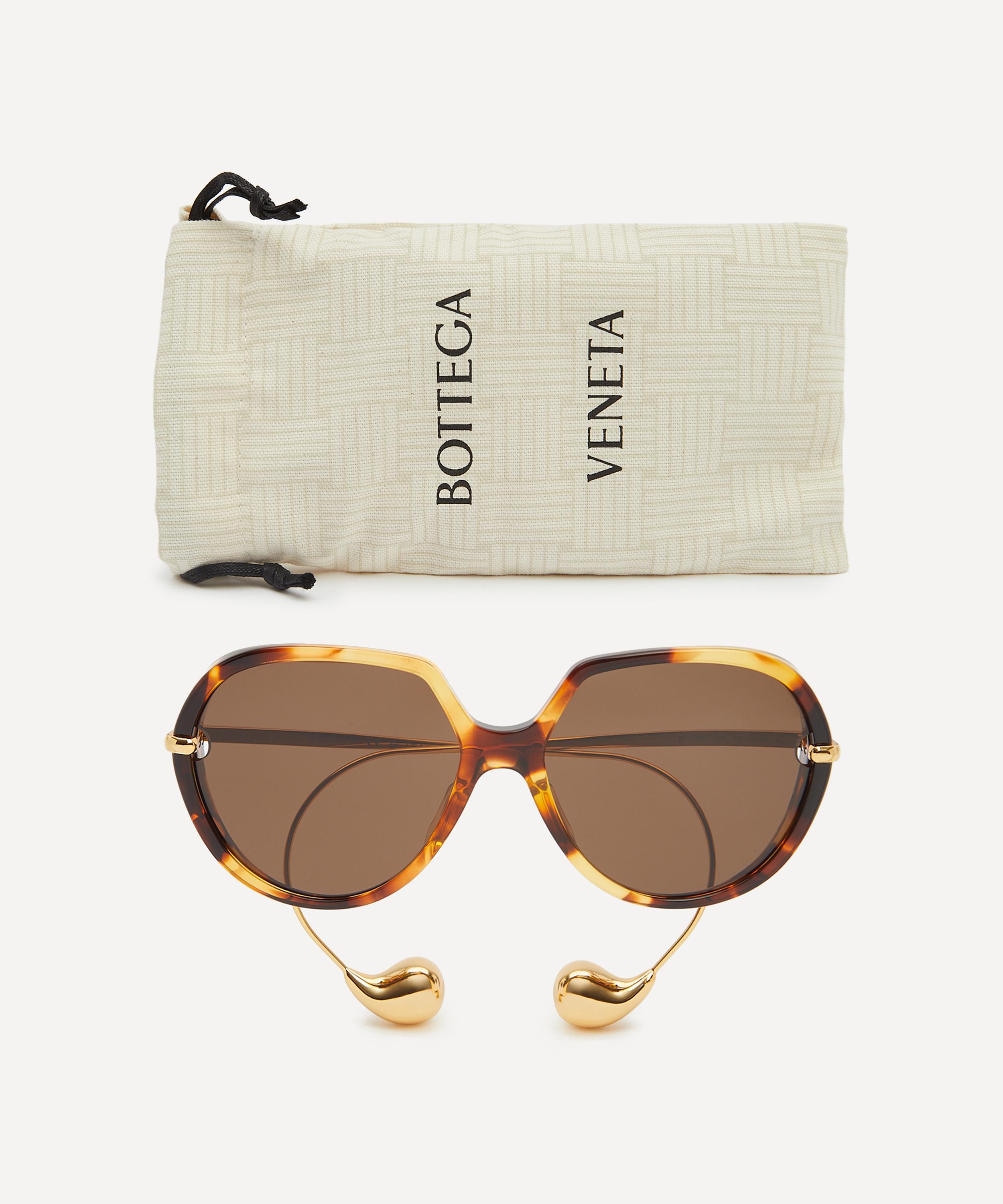 Bottega Veneta - Round Drop Sunglasses image number 3