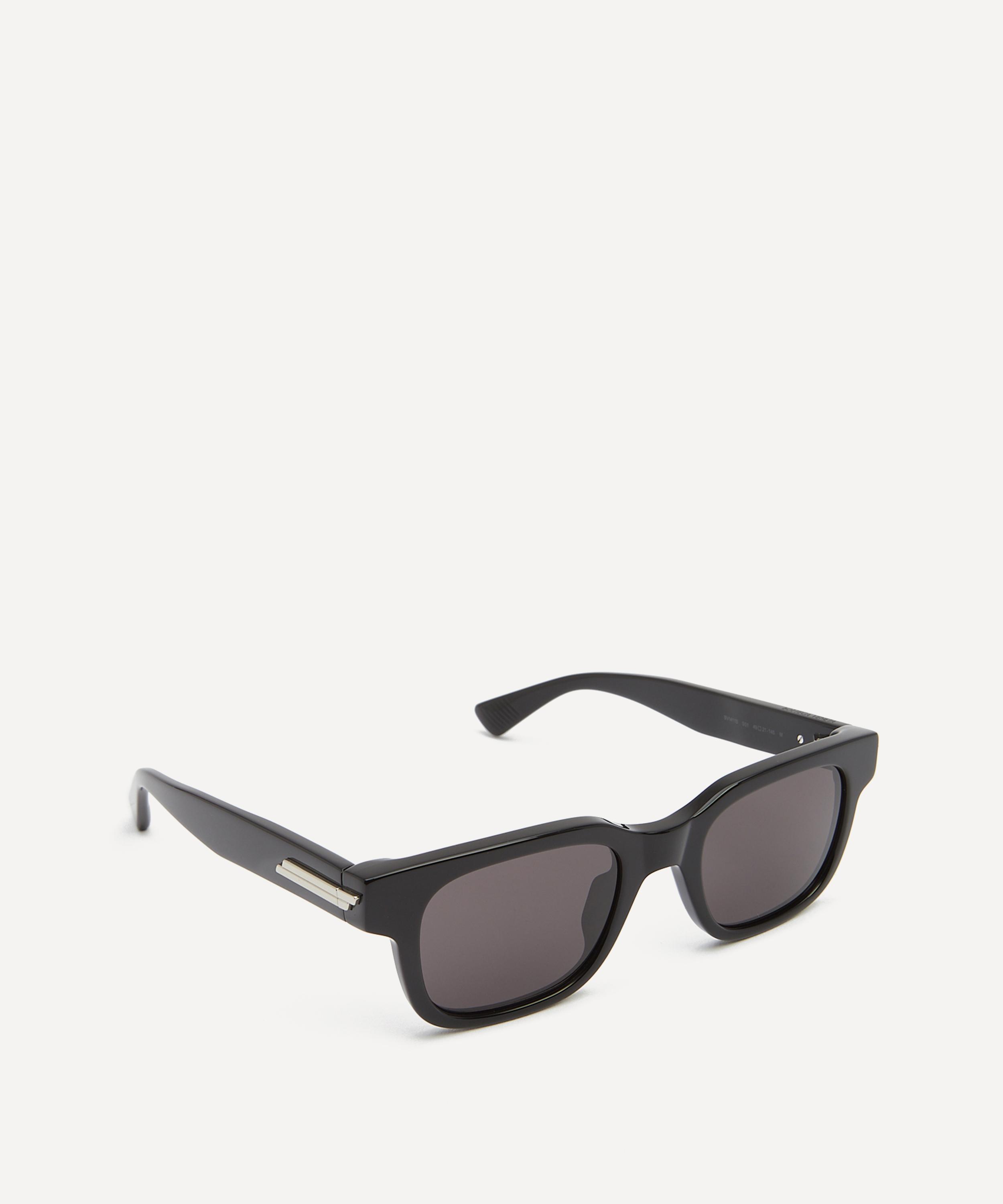 Bottega Veneta - Square Stretch Black Sunglasses image number 1