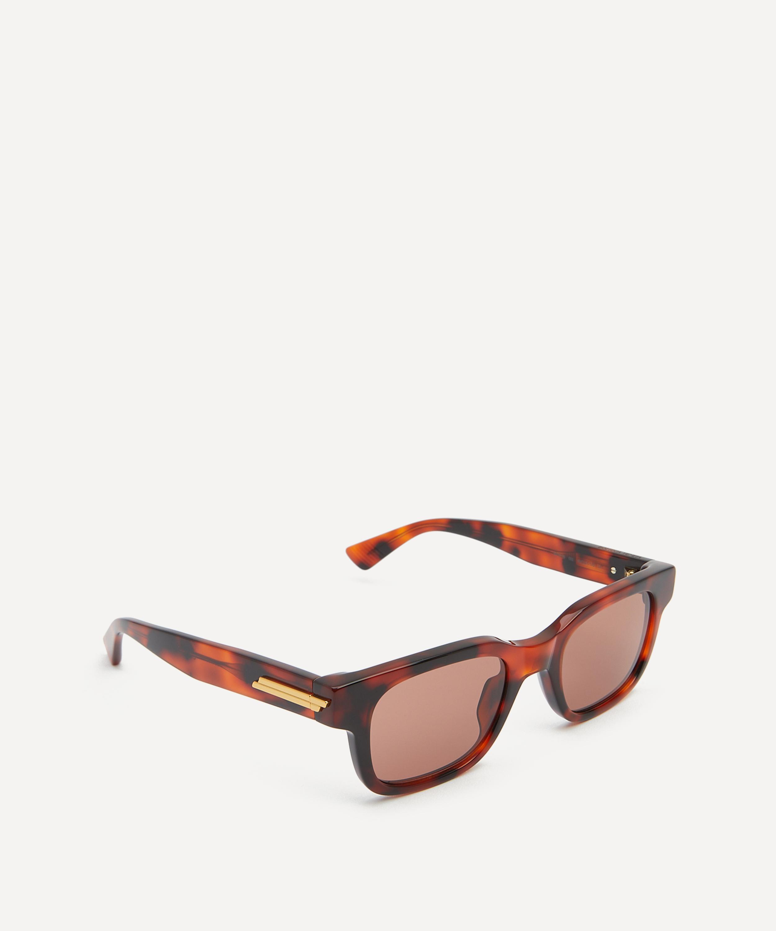 Bottega Veneta - Square Stretch Havana Sunglasses image number 1