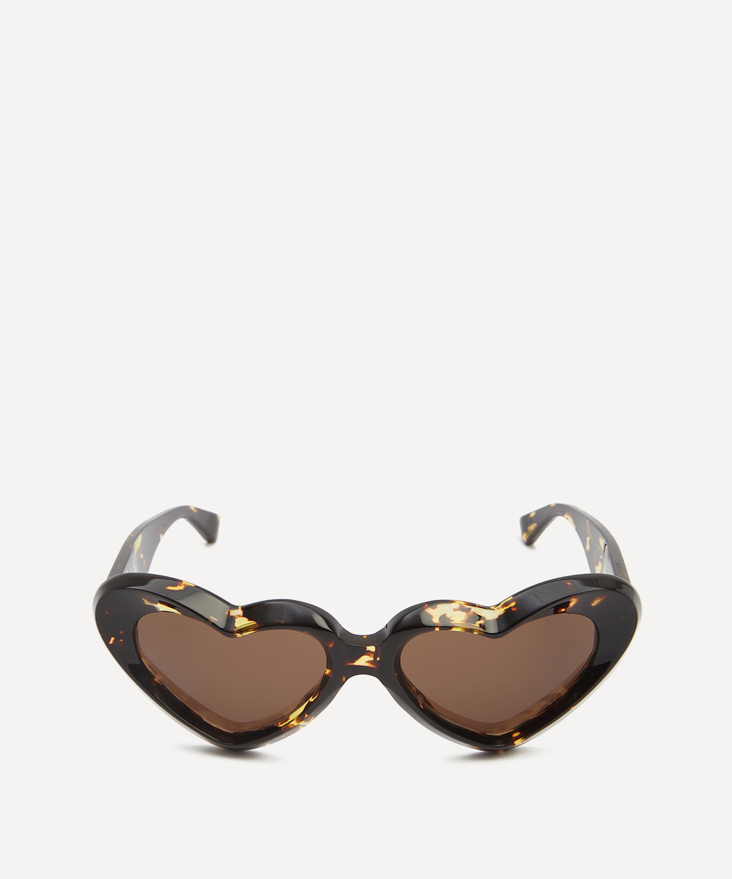 Bottega Veneta - Heart-Shape Cat Eye Sunglasses