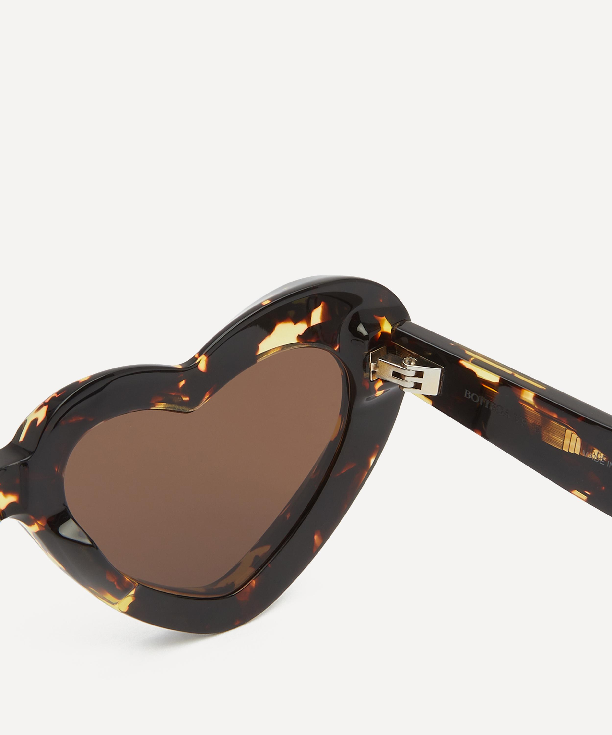 Bottega Veneta - Heart-Shape Cat Eye Sunglasses image number 2