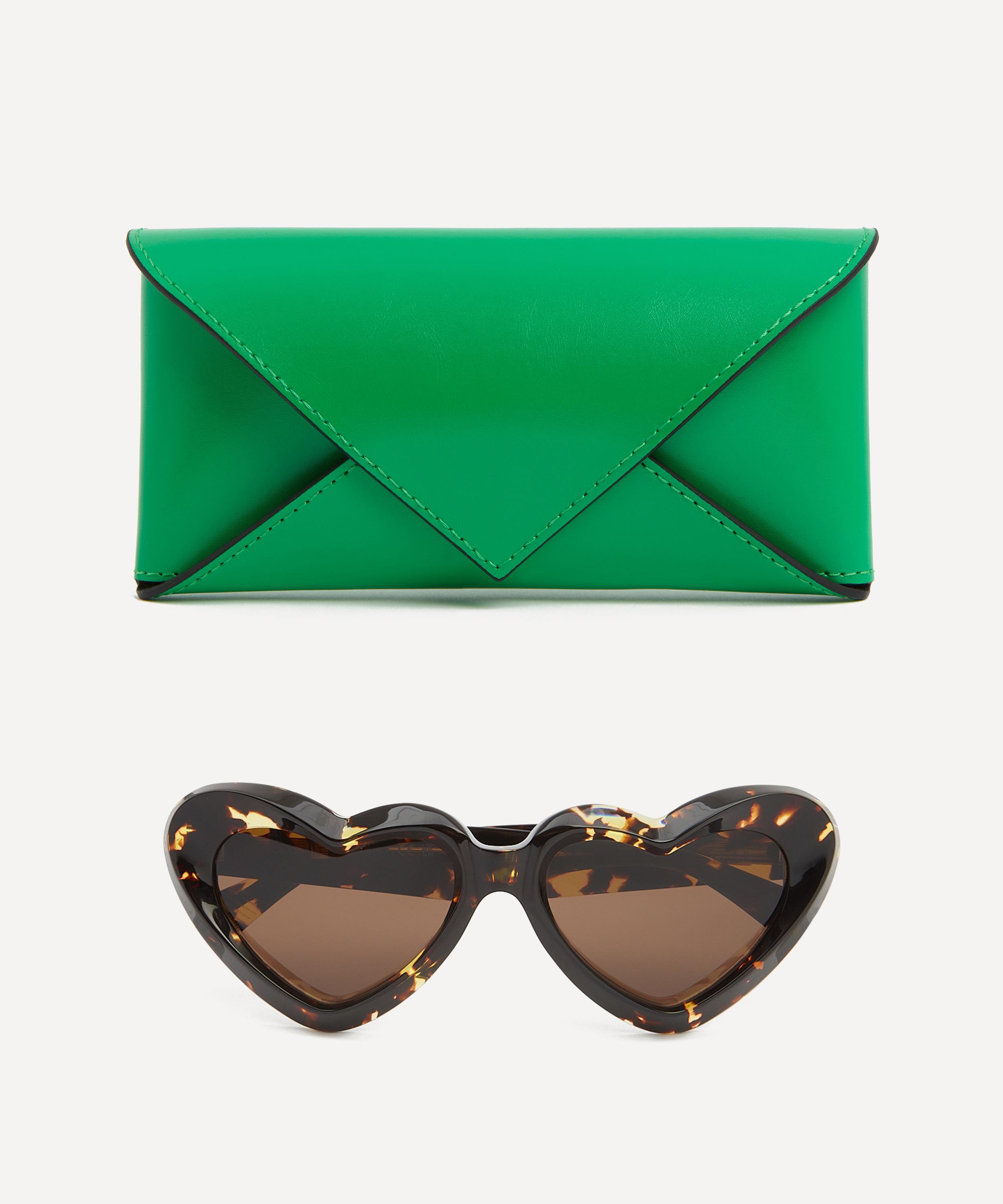 Bottega Veneta - Heart-Shape Cat Eye Sunglasses image number 3