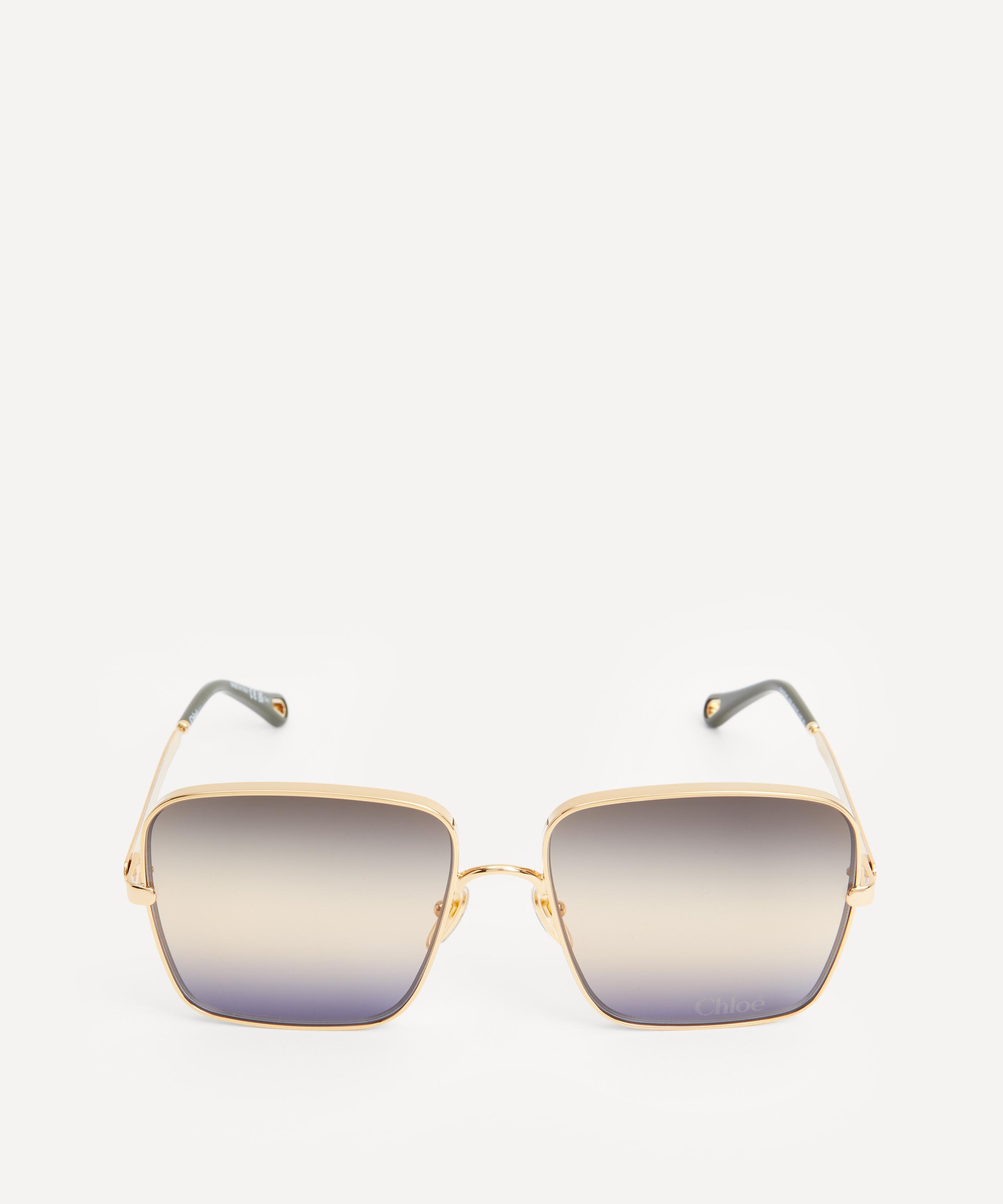 Chloé - Square Metal Sunglasses