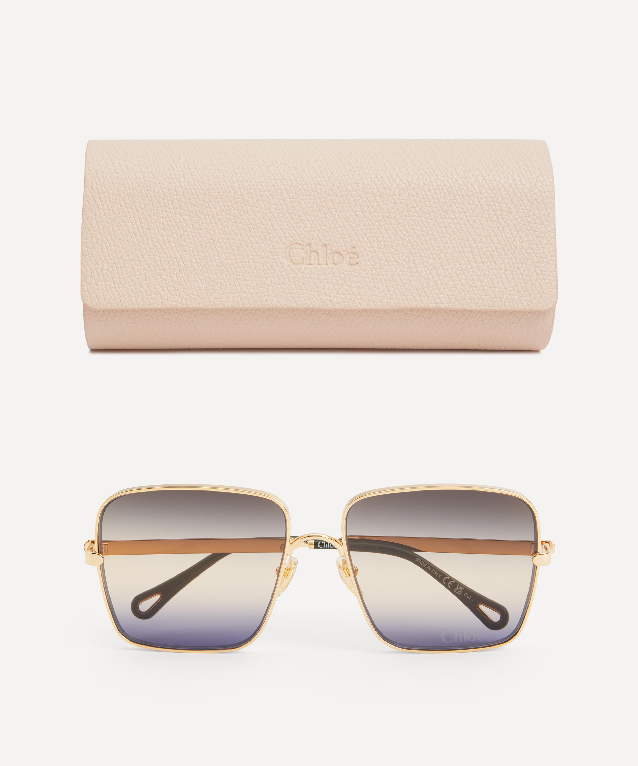 Chloé - Square Metal Sunglasses image number 3